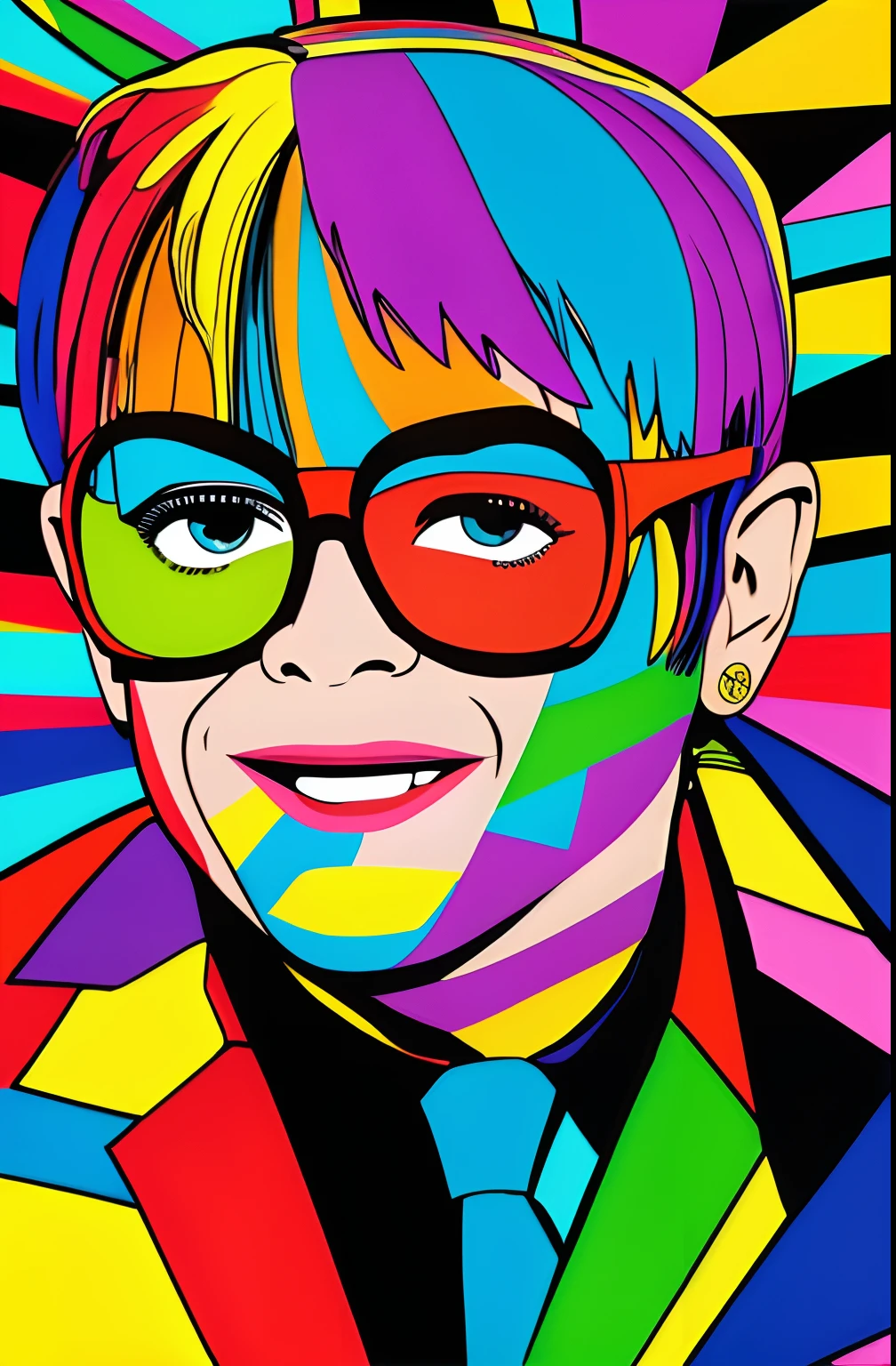 (Elton John SMILE EDUARDO Kobra ,Romero Brito,The Filling Twins ,multidimensional geometric wall PORTRAIT, arte, Chibi,
Yang08k, lindo, Colouring,
Primary works, qualidade superior, melhor qualidade, Arte Oficial, Beautiful and Aesthetic, 512 mil
