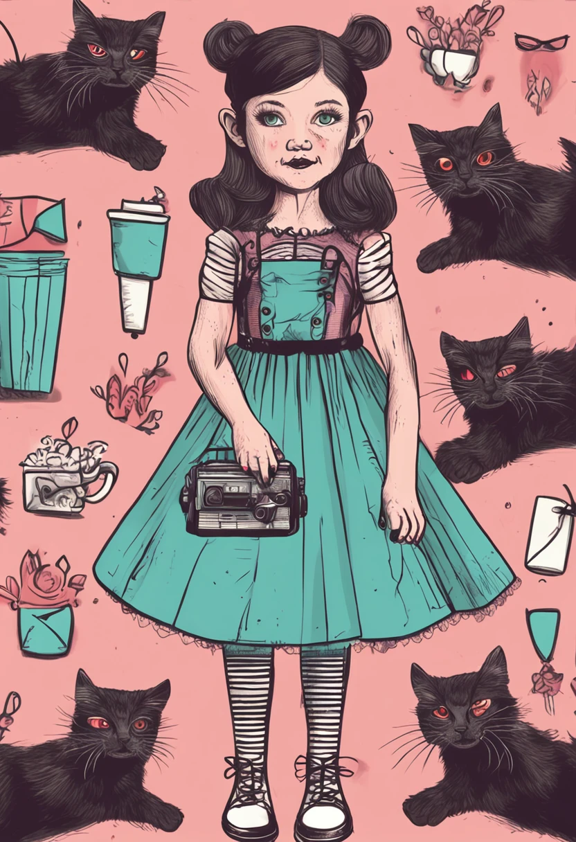 create the creepy cute doll