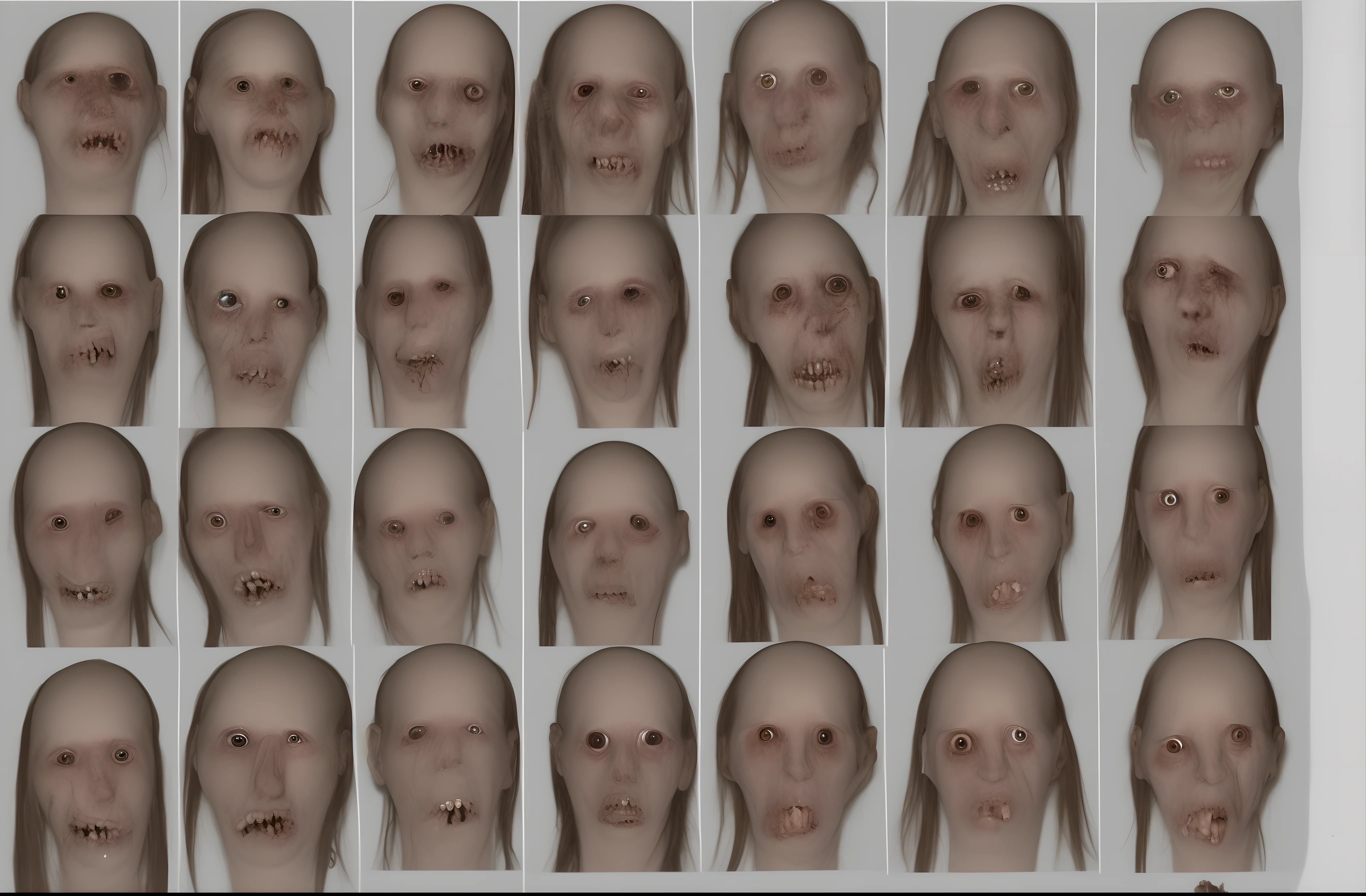 Images that should never be searched for、Spooky Girl、Pretty creepy face、disgusting、horor、Psychopaths、Pleural feces