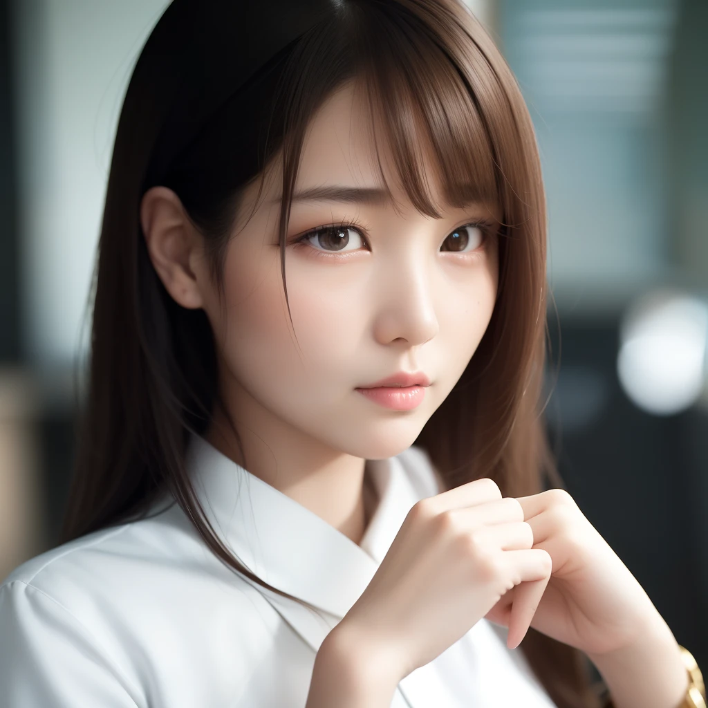 there is a woman that is posing for a picture in a white shirt, the face of a beautiful Japanese girl, Young cute asian face, girl cute-fine-face, Young adorable Korean face, Young Asian Girl, portrait of a japanese , Beautiful young Korean woman, Korean Girl, a young asian woman, Gorgeous young Korean woman, Beautiful Asian Girl, Young Asian Woman
