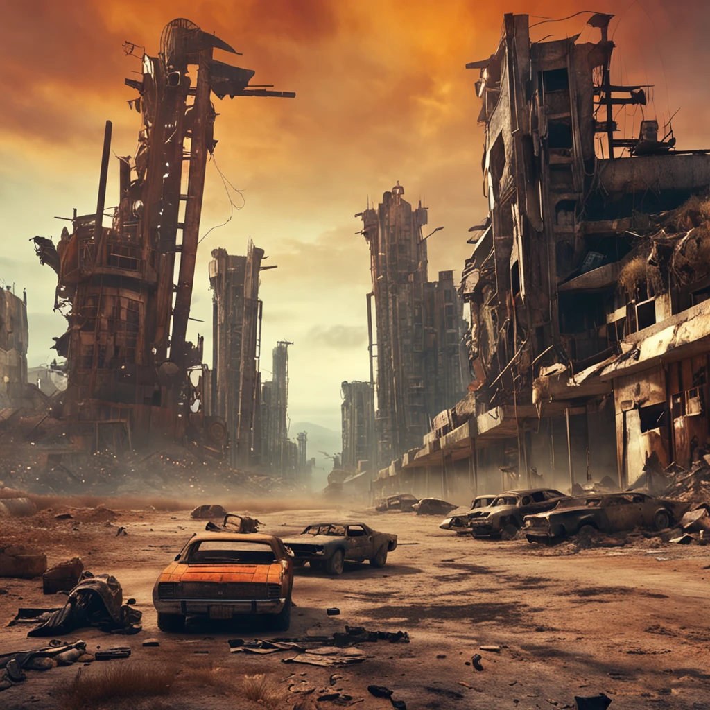 "((Post-apocalyptic world, gritty atmosphere, dystopian landscape)) MADMAX"