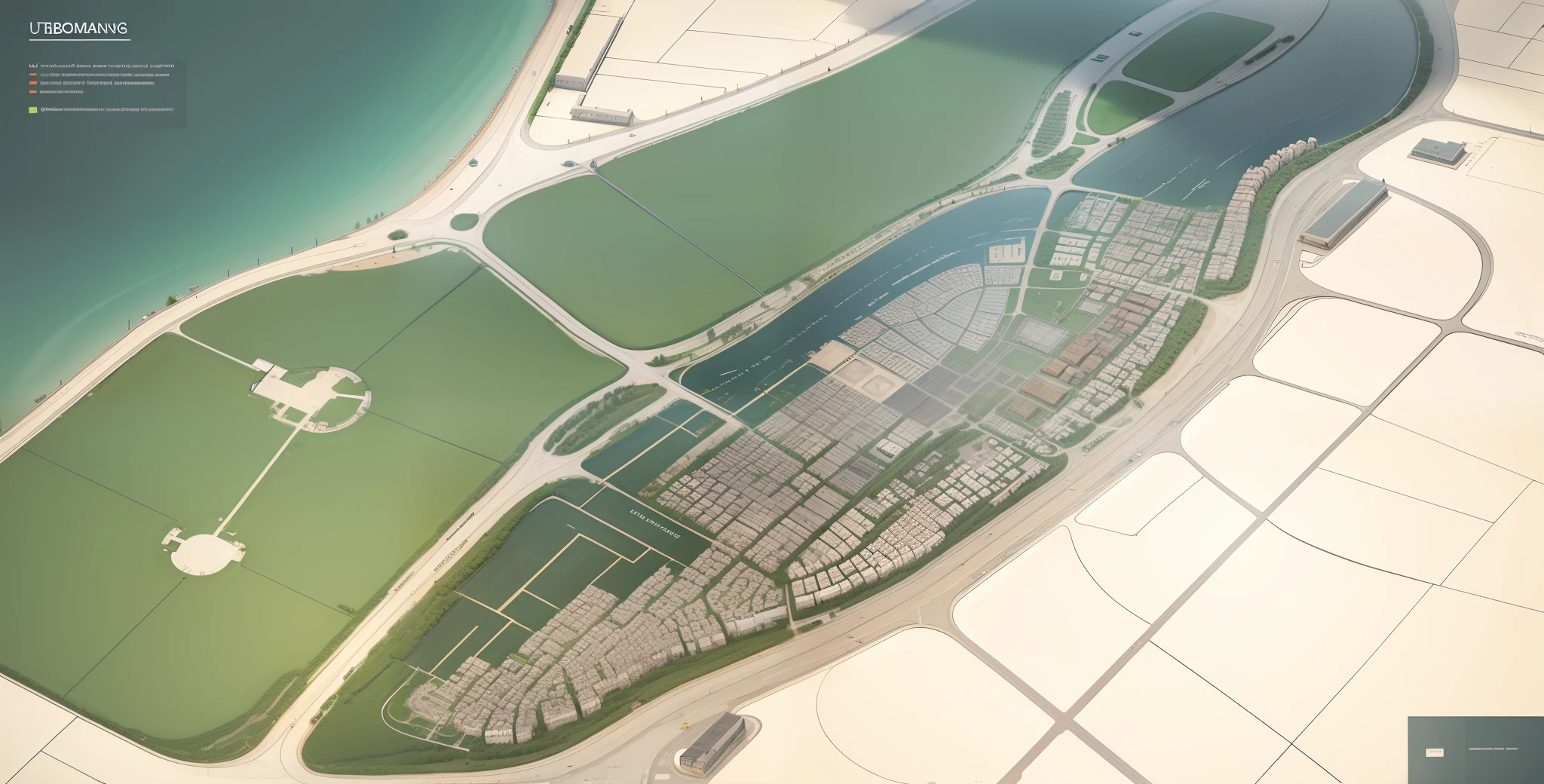 Urban planning map