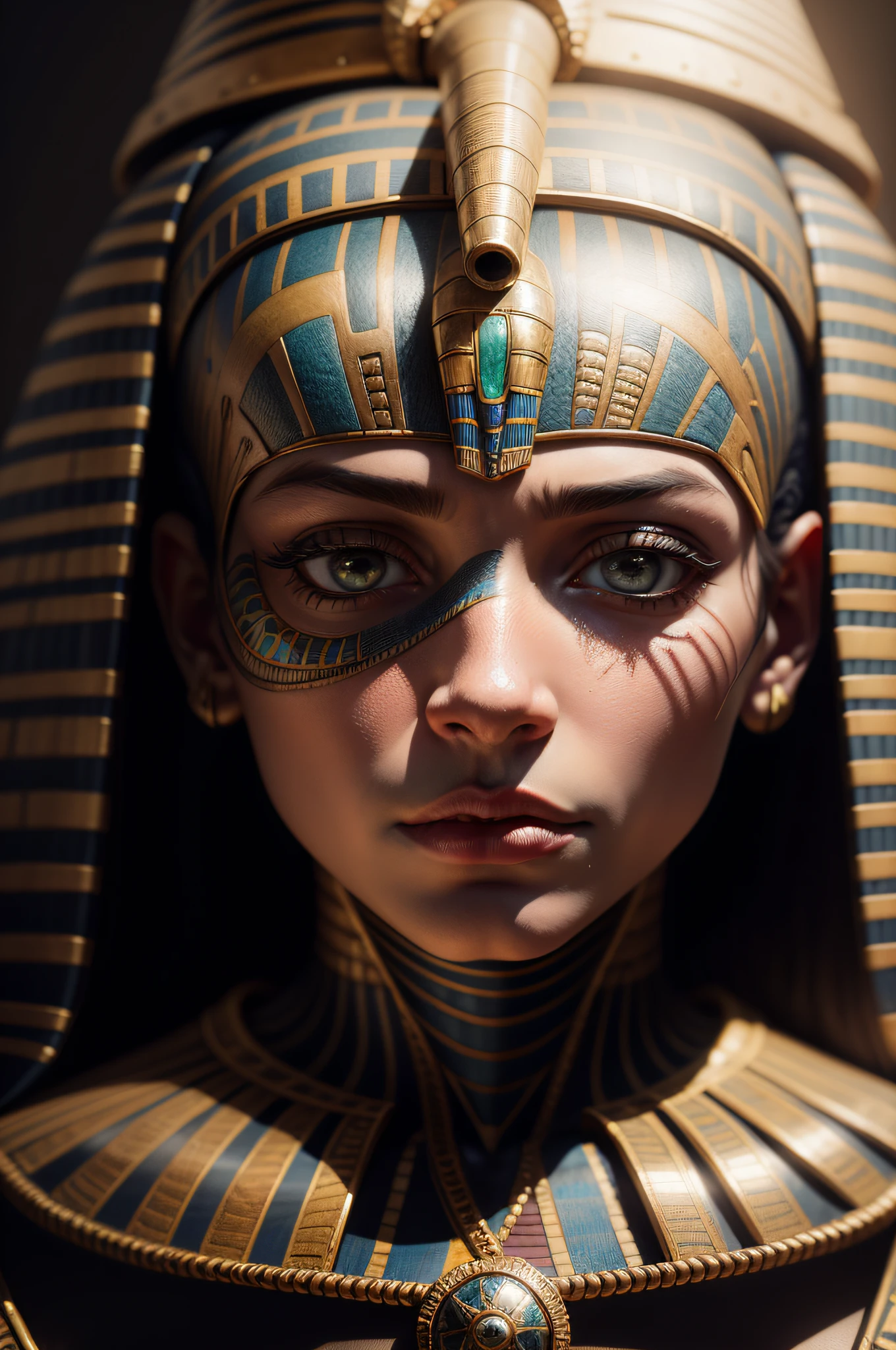 biomachine:1.3, (Egyptian art:1.2), (colorido:1.2), Hans Giger, (zentangle:1.2), granulado, extremamente detalhado, detalhes intrincados, dynamic lighting, fotorrealista, luz natural, baixo h, obra prima, detalhado 8k