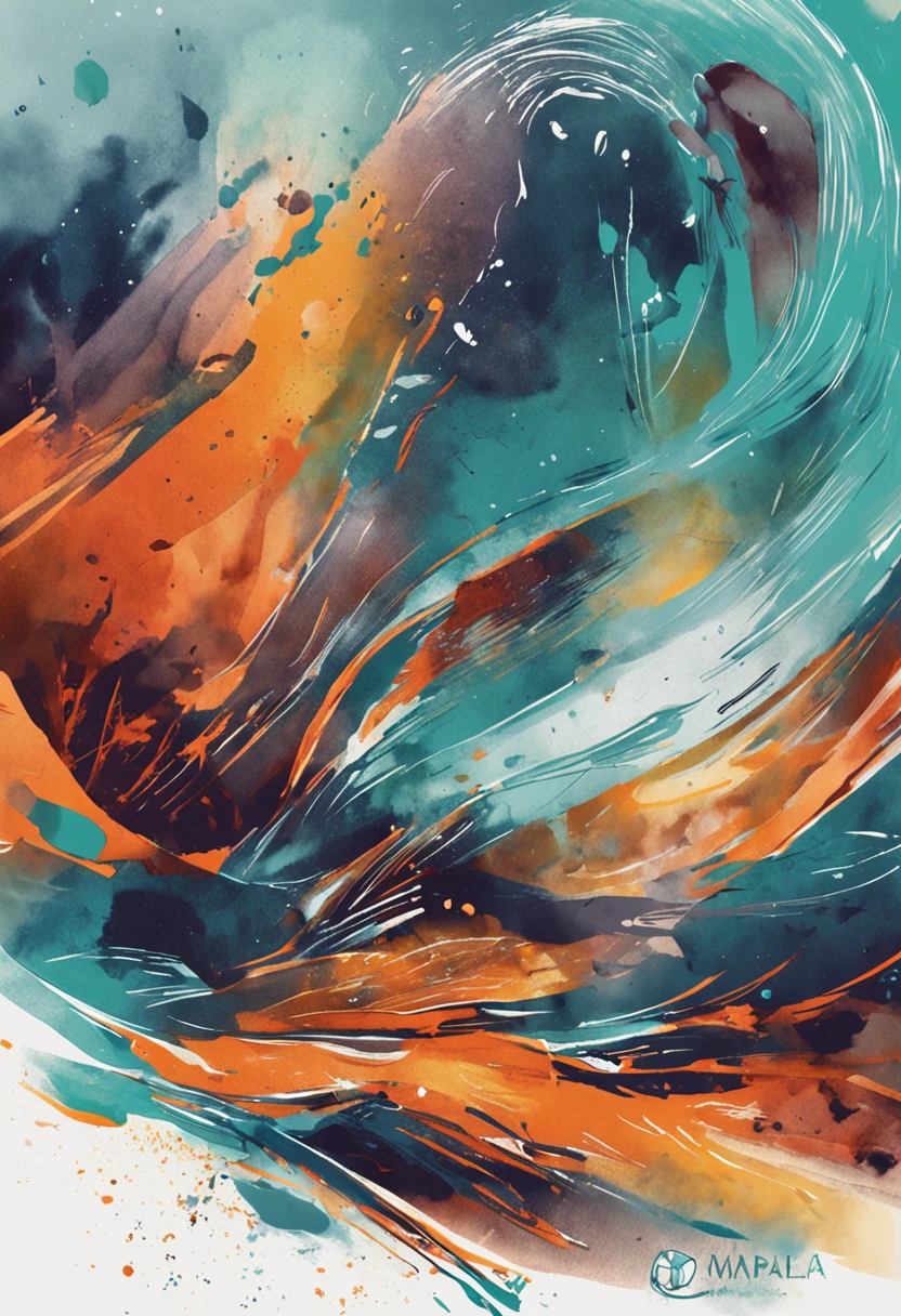 logomarca, logo, aquarela, oil-painting, whatsapp business,