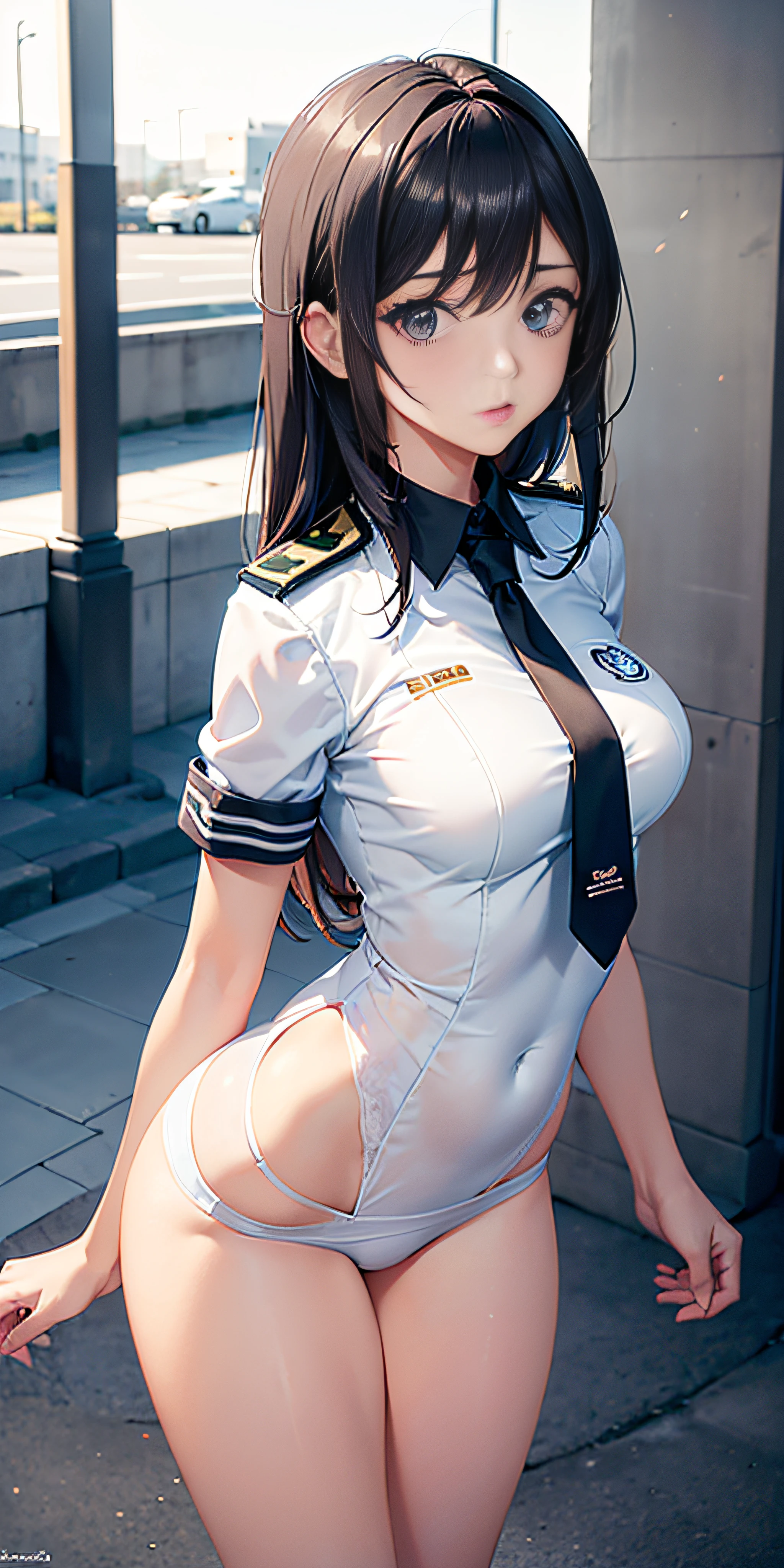 Vista aleatoria de cuerpo completo, Anime 2d, 2d, Estilo Mappa, Anime 2d, imagen perfecta, face symmetrical, (color de cabello aleatorio), ojos del mismo color del cabello, Slim build, anime lindo, (solo 1 mujer), ((estudiante y (((mujer enfermera con uniforme blanco con mini falda plisada ultra corta, muslos y piernas descubiertos))), (viento hacia arriba))), pose seductora, cuerpo perfecto, se encuentra en una sala de espera empresarial, (avanzando a gatas), an urban area. Hay un viento ascendente muy fuerte, Ultra detallado, intrincado, 8k, Sexy Dynamic Back Pose, alto contraste, Solar side lighting, contraste detallado luz sombra, Canon eos professional camera with 50mm lens,
