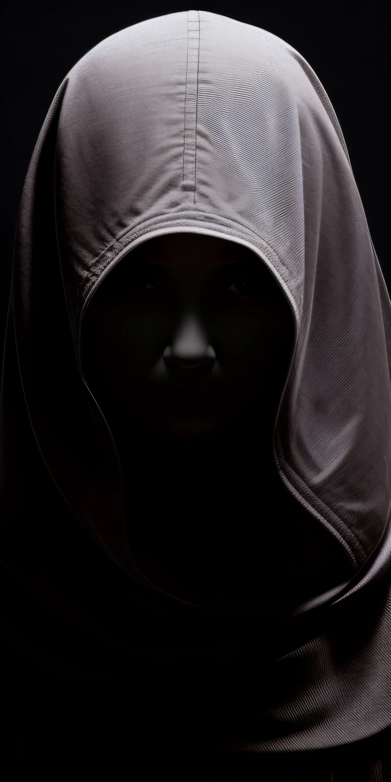 Mulher Velha encapuzada em um quarto escuro, figura escura encapuzada, mulher velha encapuzada, figura encapuzada, Senhora Sith encapuzado encapuzado, Camuflada, capuz e sombras cobrindo o rosto, capa cobrindo o rosto, symmetrical cloaked figure face, pessoas sem rosto escuras, Manto preto escondido nas sombras, Bruxa misteriosa, figura misteriosa, figura encapuzada surreal