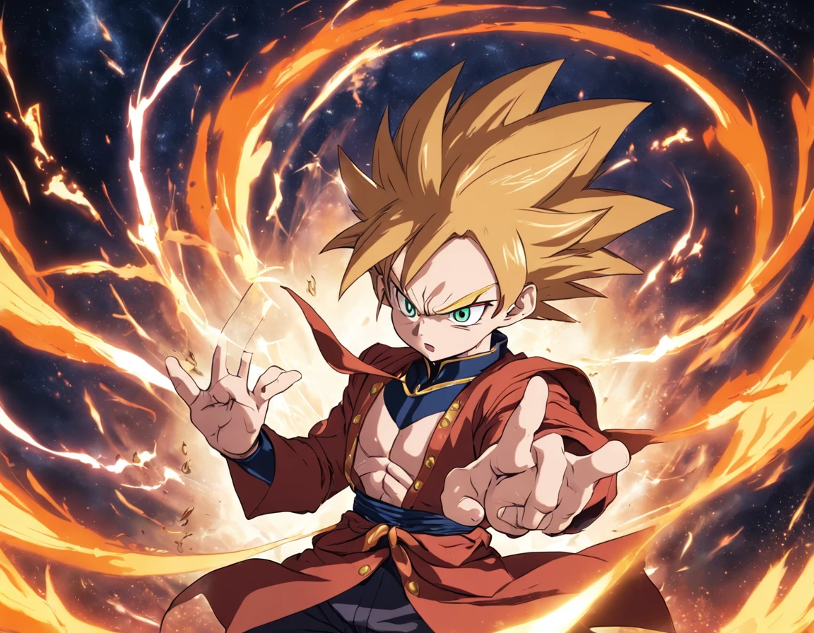 "Kira Yoshikage and Kuririn fusion"