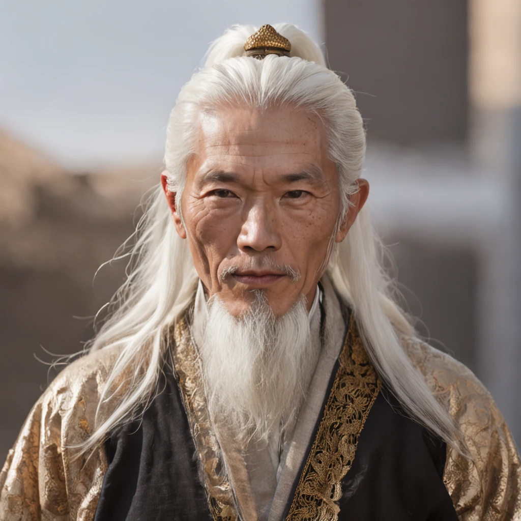 (dynamic pose:1.3),(dynamic camera:1.3),foto raw,(A handsome, thin Chinese man with long white hair, caminhando em meio a chamas negras, vestindo um manto vermelho, with patterns of golden dragon scales on his face), master part, fotografia premiada, luz natural, perfect composition, High detail, hyper realistic,sombras da foto,photographic,Realistic