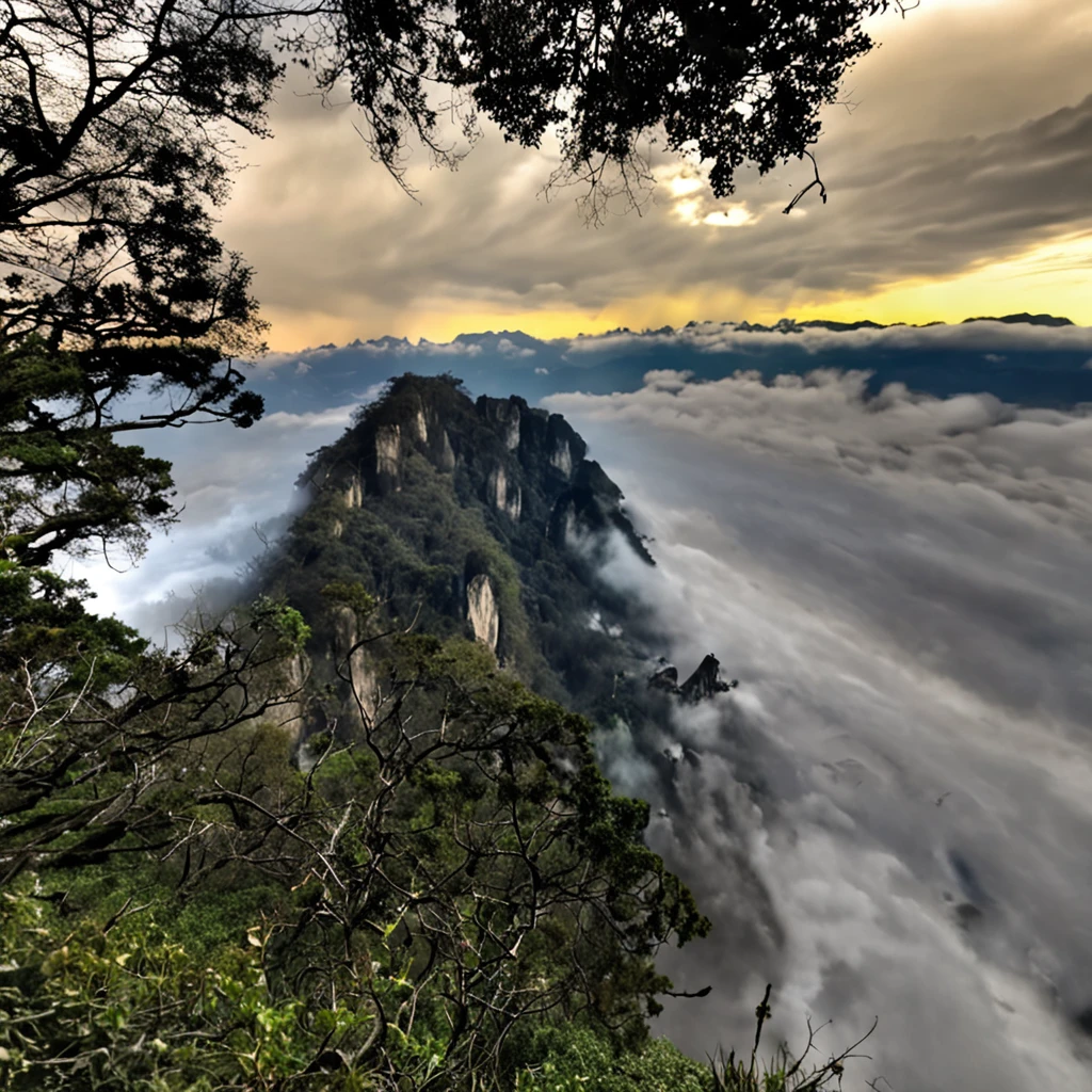 Magnificent view,Forest mountain landscape photography,Nature,It just rained,Harsh winter,Bushes in the moonlight,breeze, Eau,Rocks at night,Boulders,cobblestones,1 Moist white Phalaenopsis orchid in moonlight on the edge of the cliff,foggy sky,Nightmare vision, Dark fantasy plot,Perfect and excellent composition,8K分辨率,the detail,Rain trails,dampness,water stain,very wide angle shot,Jack Guzman's environmental art photography,realisticlying,cinematic compositions,Volumetriclighting,vividness, A detailed, stunning skies, Colorful clouds float,true to life, Pubic area is clear, flawless perfection, Digital SLR, 16k, 1024, 2048, 4096, A detailed, Sharp, best qualtiy, high qulity, absurderes,unmanned background,The is very detailed、Detailed lighting shadows,Trends on ArtStation、iintricate、high detal、dramatics、Midjourney Art(Volumetriclighting:1.2)hdr shot。(Faraway view,Super deep view,ultra-wide-angle,Microfocal length lens:1.2)(realisticlying:1.4)tmasterpiece、high high quality、Beautiful photography、globalillumination、