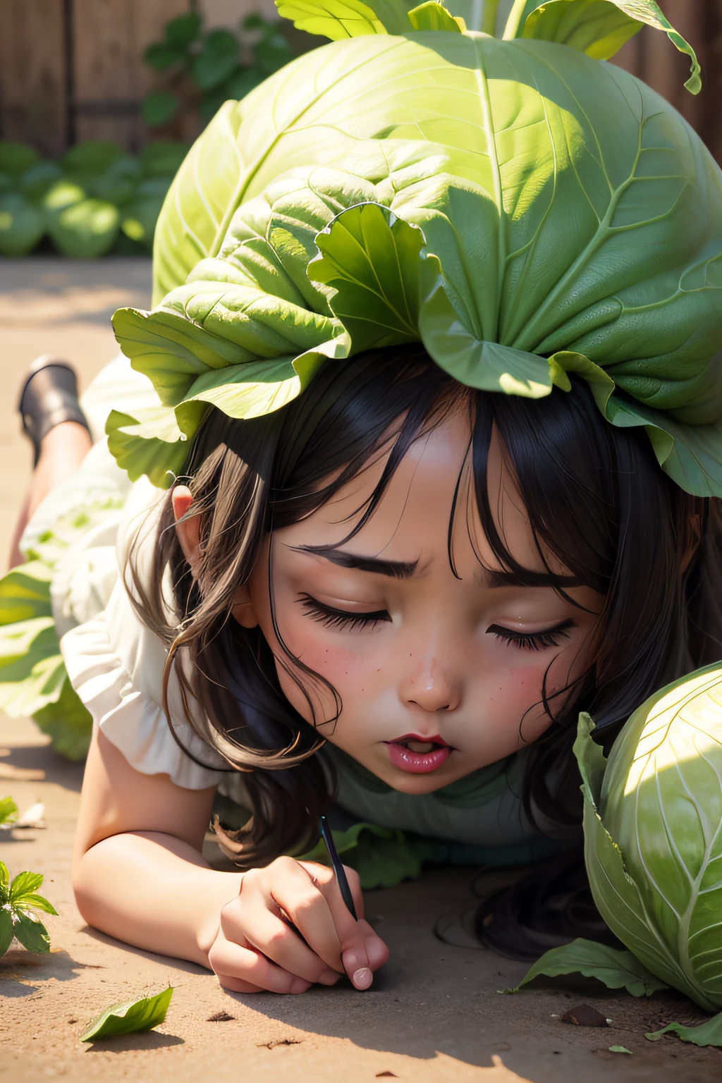 Face plant cabbage