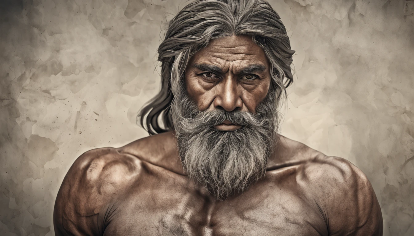 greek statue of philosophy with beard and muscles, cinematic, 8k, dark background, detailed symmetrical realistic face, extremely detailed natural texture, peach fuzz, short hair, masterpiece, absurdities, award-winning photo by lee jeffries, nikon film stock d850 photography, camera kodak portra 400 f1.6 lens, extremely detailed, amazing, fine details, rich colors, realistic hyper realistic texture, dramatic lighting, unrealengine, trending on artstation, cinestill 800 tungsten, looking at viewer, realistic photo, photo RAW , TanvirTamim, high quality, high resolution, sharp focus, extremely detailed, cinematic lighting, 8k uhd,