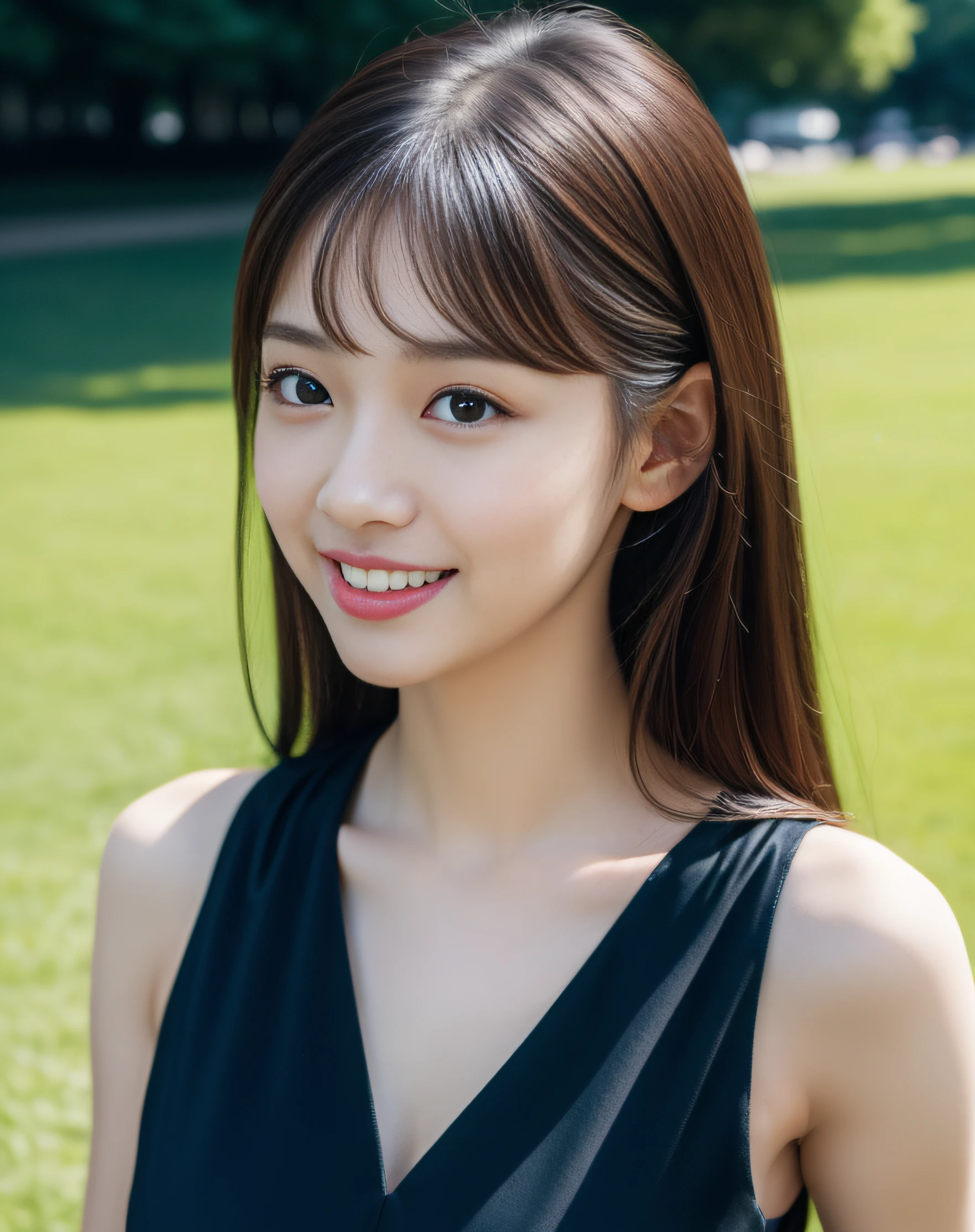 (8k, best quality, masterpiece:1.2), (realistic, photo-realistic:1.37), ultra-detailed, 1 girl,cute, solo, vivid colors, beautiful detailed skin,terrace,(nose blush),(smile:1.1), beautiful detailed black eyes,floating black hair NovaFrogStyle