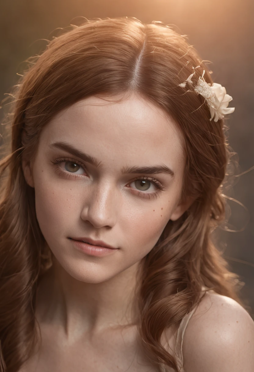 Emma Watson Como Aphrodite, full bodyesbian, gentle illumination, dynamic angle, Lifelike lighting, Photo by DeRobert Adams, (Natural skin type, ultra-realistic realism, the soft light, Ju: 1.2), (intricately details: 1.12), HDR masterpiece, best qualityer, (Highly detailed photo: 1.1), 8K, Fotorrealista, (NSFW)