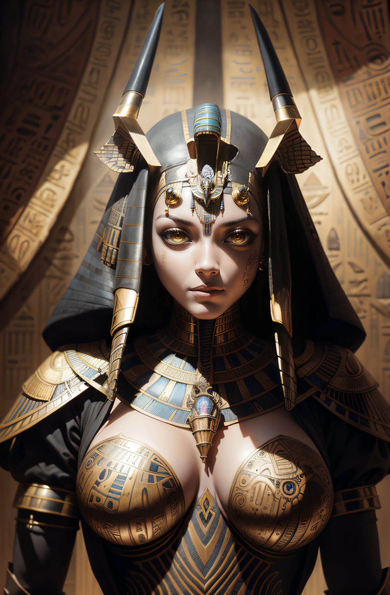 biomachine:1.3, (Egyptia Osiris art:1.2), (colorido:1.2), Hans Giger, (zentangle:1.2), granulado, extremamente detalhado, detalhes intrincados, dynamic lighting, fotorrealista, luz natural, baixo h, obra prima, detalhado 8k