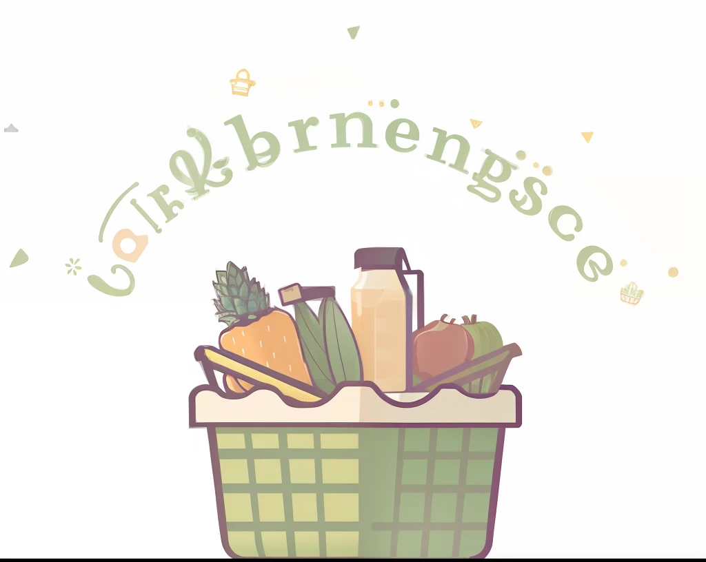 Shopping basket icon,Supermarket icon,European,Baroque style,Mini Program page icon,cartoon icon,less detailing