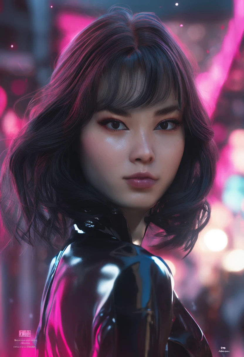 A beautiful girl who looks like Yua Mikami, fashion hair, Jet black hair, Delicate makeup, ssmile, perfect bodies, gracefulpose, Octane rendering trends on ArtStation, 8 k artistic photography, Arte conceptual fotorrealista, soft natural volumetric cinematic perfect light, an award winning photograph, tmasterpiece, Epic, trending on artstationh, By Artgerm, h. r. Giger and Beksinski, Highly detailed, vibrant, production cinematic character render, ultra high quality model, Chiaroscuro