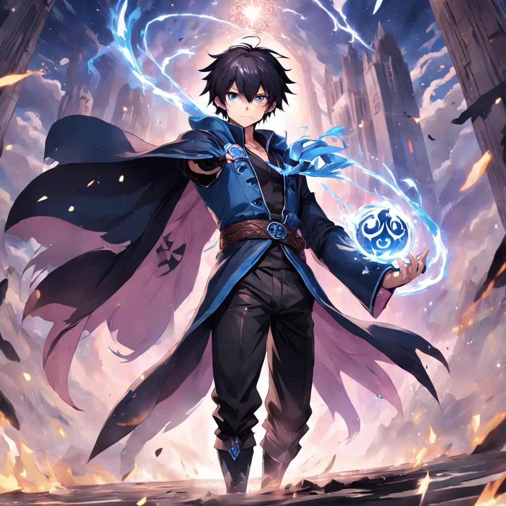 Nome: Gender Injury: Masculino Idade: 16 years of Profession: Apprentice Fighter Magician Personality: determinado, Curioso, observador e leal. allure: Luka tem cabelos curtos e pretos, with purple eyes that seem to radiate mystery. Your skin is pale, and carries with it an enigmatic aura. Ele usa uma camisa azul debaixo de um casaco de couro preto, which complements with a leather glove that covers half of the forearm. His black pants are fastened by two brown leather belts, And he wears extremely comfortable black leather boots. Unique feature: Luka possesses a rare ability to manifest black flames in his right hand, an ability he developed as an alternative to magic. Background Story: Luka was born into a family of powerful magical fighters, mas, unlike his parents, ele nasceu sem a capacidade de usar magia. determinado a provar seu valor, Luka embarked on a journey to master hand-to-hand combat and find his own way to excel. Objectivos/Motivations: Luka seeks to prove that strength and skill are more than just magic. Ele deseja ser reconhecido como um lutador excepcional, no matter what limitation you may have. relacionamentos: Luka se aproxima de um grupo diversificado de amigos durante sua jornada de treinamento, incluindo um talentoso arqueiro e um engenhoso alquimista. His relationship with his family is complex, since he wishes to follow a different path than they expected. Luka seeks to prove that strength and skill are more than just magic. Ele deseja ser reconhecido como um lutador excepcional, no matter what limitation you may have. relacionamentos: Luka se aproxima de um grupo diversificado de amigos durante sua jornada de treinamento, incluindo um talentoso arqueiro e um engenhoso alquimista. His relationship with his family is complex, since he wishes to follow a different path than they expected. Luka seeks to prove that strength and skill are more than just mag