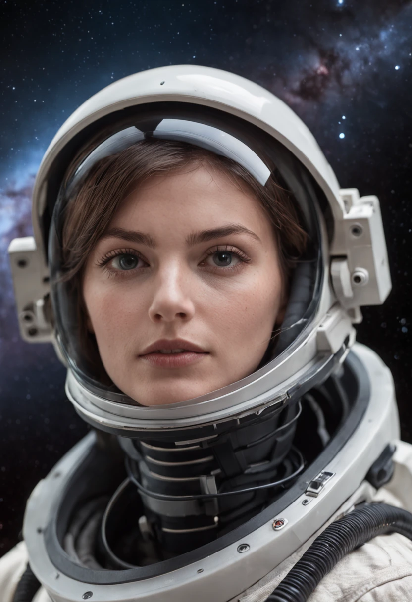 Universe, galaxy, deep space, interstellar spaceship (small), starlight, grand, deep, future technology, war, realism