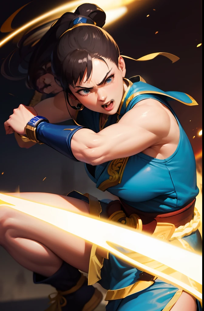 Fighting women.,street fighter.ChunLi,AS-Adult,Kenpo wielder