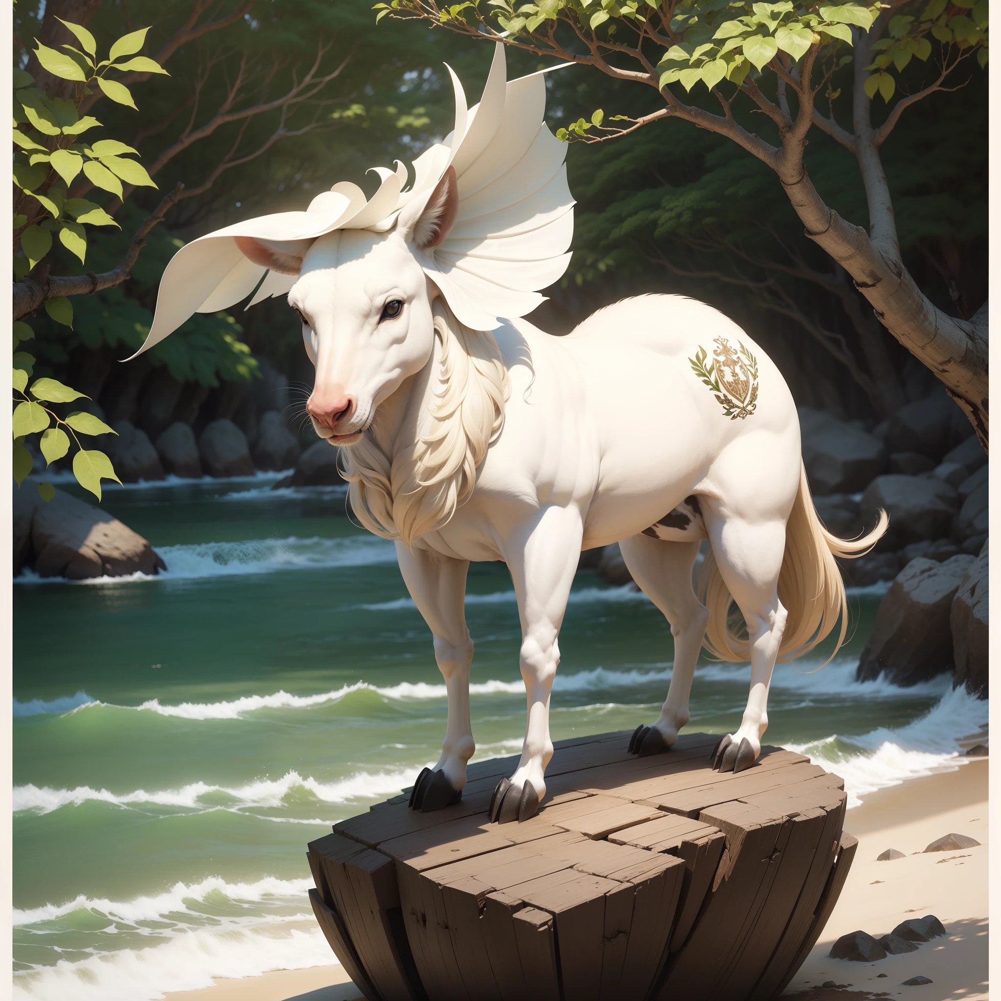 (Animais brancos, Cervo Branco:1.2, Natureza:)