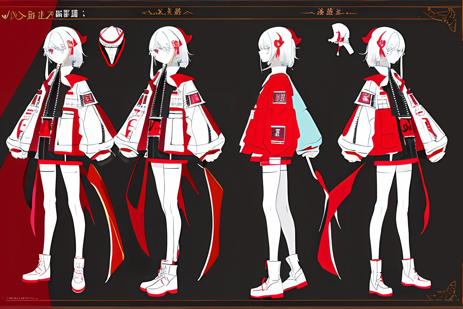tmasterpiece,Need,1 Demon,A high resolution,hoang lap,Red all over,(ultradetailed:1.1025),(illustratio:1.1025),(infography:1.1025),Patent drawings,Physical measurement,(all clothes configuration:1.1025),papelaria, (独奏:1.1025),standing on your feet,Have a cohesive background,5 fingers in the hand,character sheets,