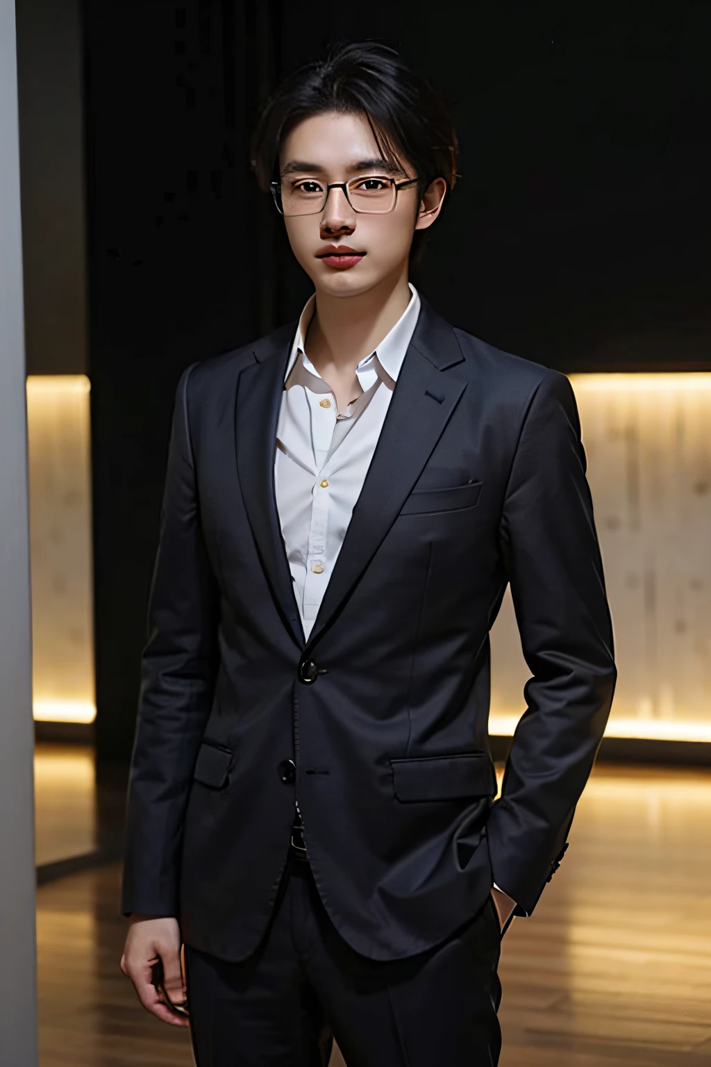 Max Chen (Chen Zhihao / Chen Zhihao)

pronpt: "President of a Taiwanese fintech company in his early 30s。Wearing a smart casual suit。In a calm atmosphere、which are full of confidence。Short hair and wearing glasses。"　Face straight ahead