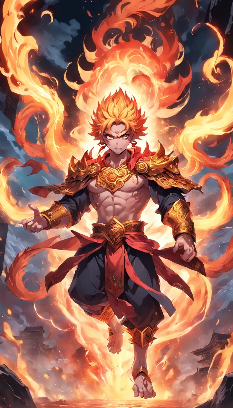 The king glorifies the Monkey King,Hellfire skin
