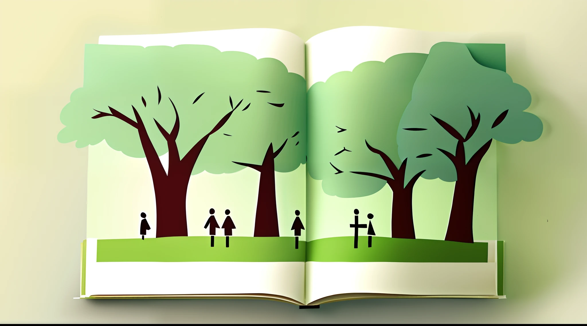 Non-Profit, University grounds, Journal full of notes, Book readership group, Gathering of participants, Class instruction, Enrollment listing, minimal symbol representing the collective