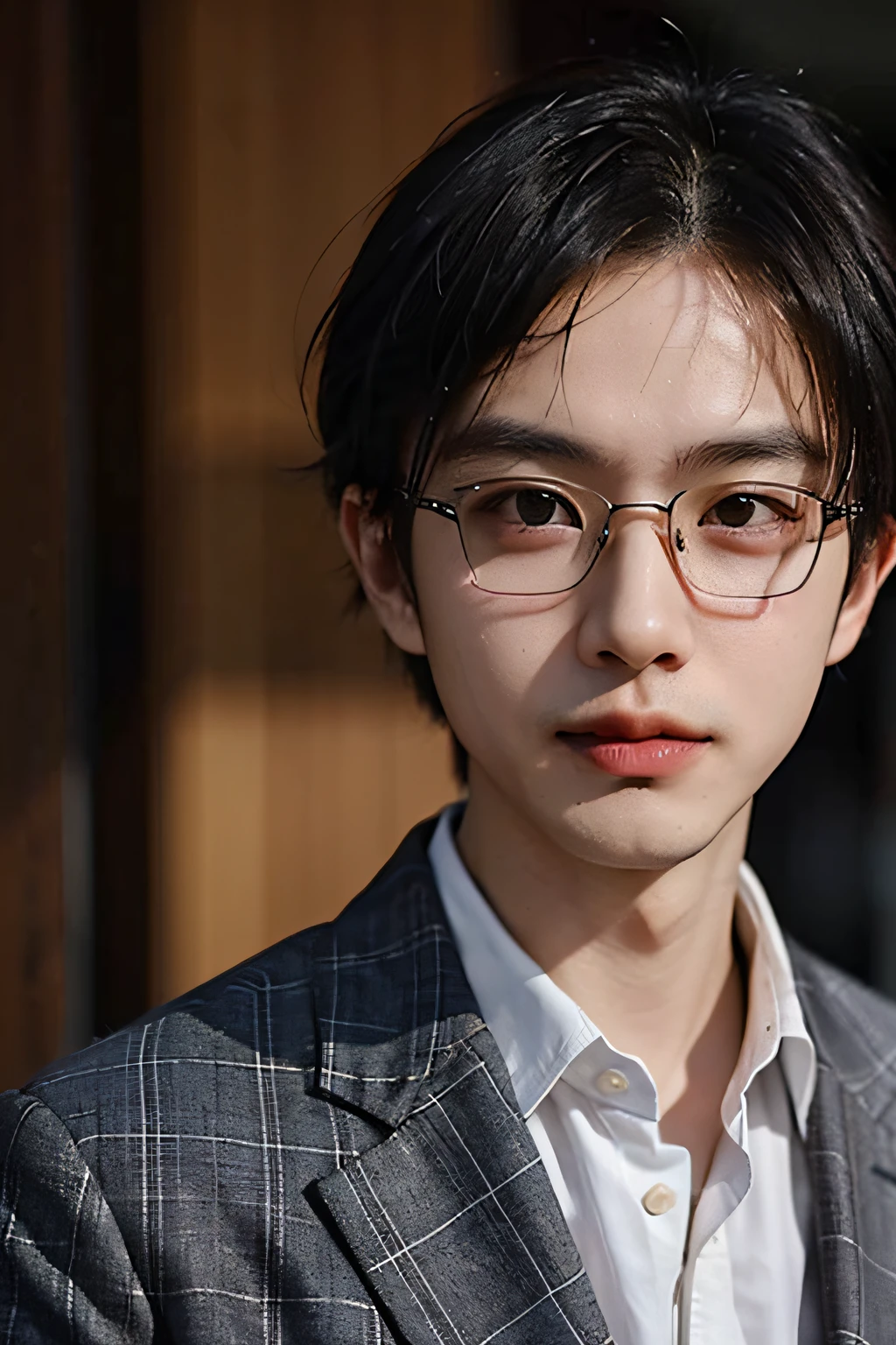 Max Chen (Chen Zhihao / Chen Zhihao)
pronpt: "President of a Taiwanese fintech company in his early 30s。Wearing a smart casual suit。In a calm atmosphere、which are full of confidence。Short hair and wearing glasses。" Face straight ahead