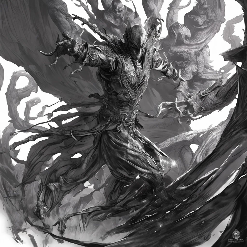 Best Quality, masutepiece, 超A high resolution, (photos realistic:1.4), surrealism, dream-like,fusionart, Shadow Dancer, Shadow Magic, Darkness Control, stealth, Shadow Step, Umbral spell, Concealed blade,