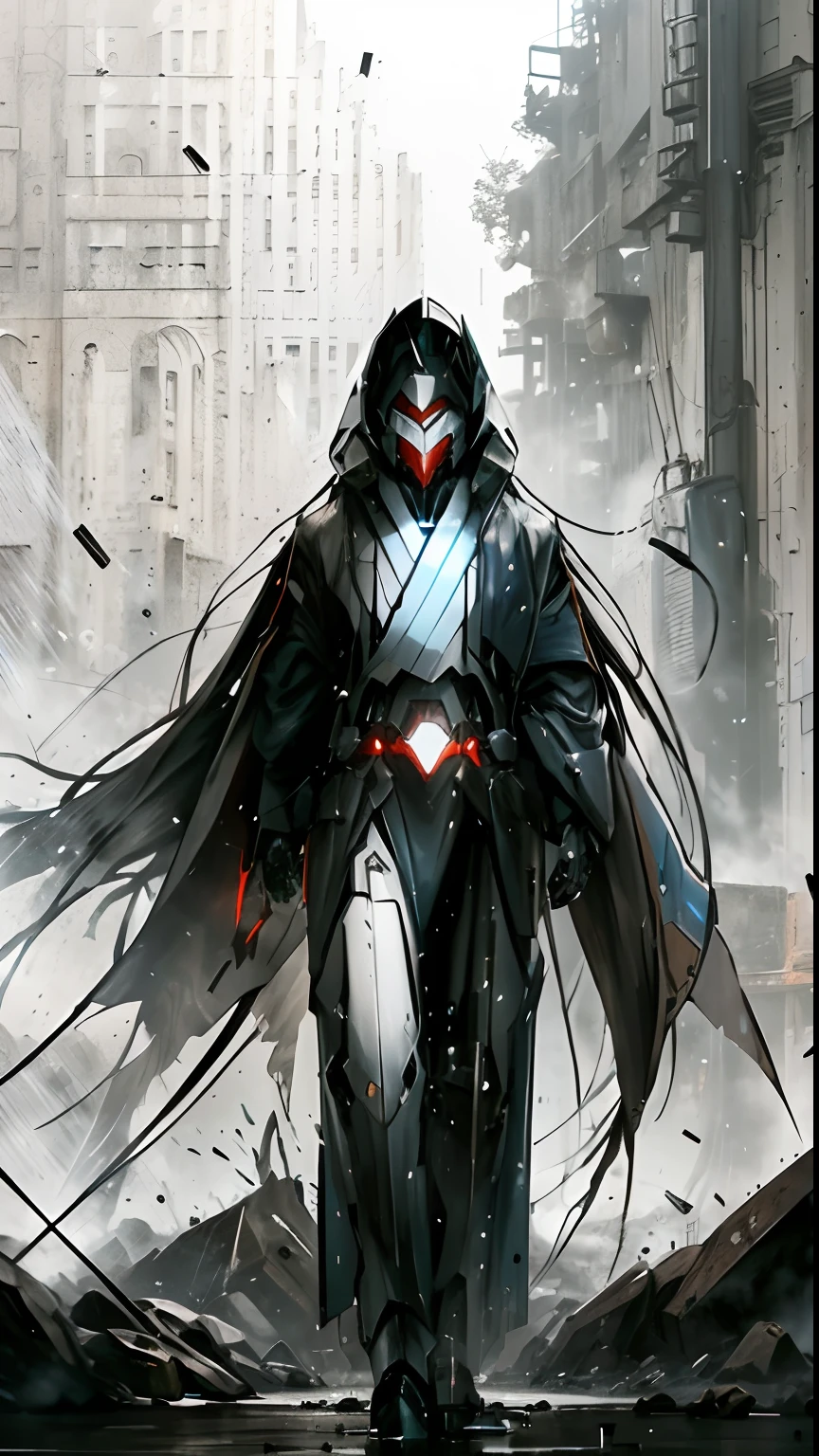 mechs,(Cold+cold shades),sense of science and technology, (karo+blasts+Light+Bullet rain:1.2+nighttime scene), (Silver mech+red color mecha+Blue mech:1.3) --auto --s2