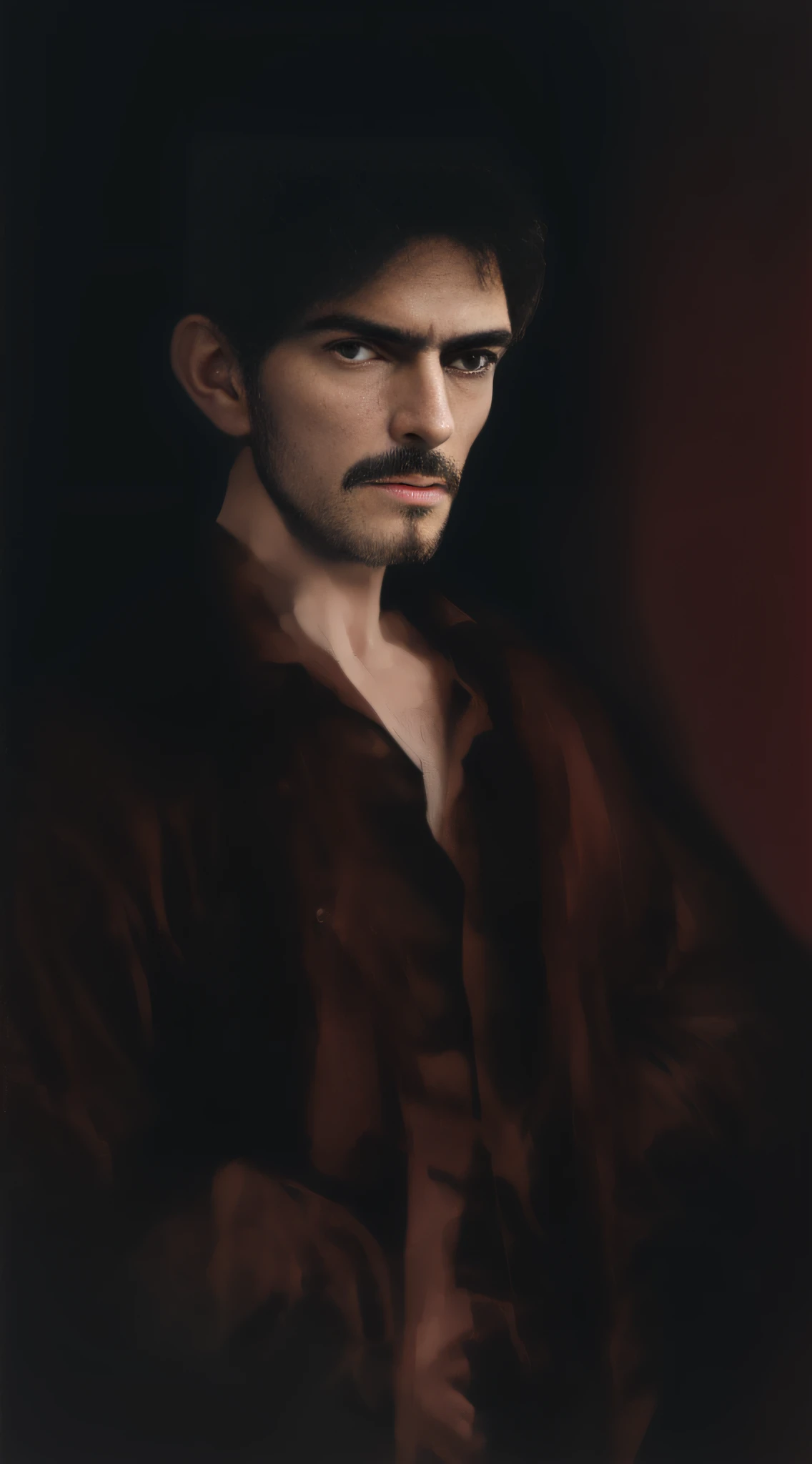 Obra maestra, alta calidad, detallada pintura de Leonardo Caravaggio, hombre y mujer juntos, belleza infinita.