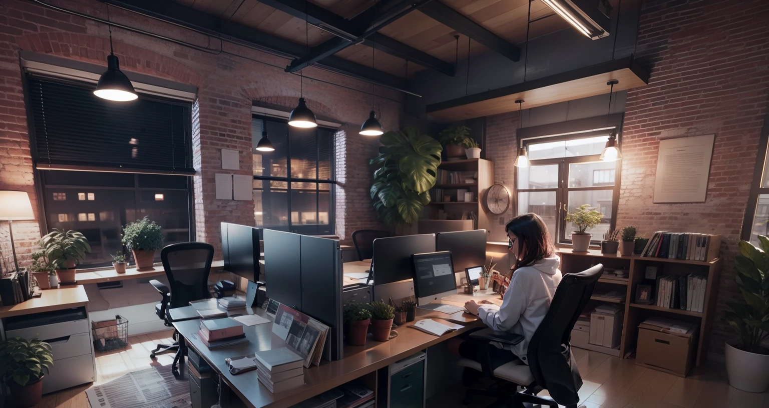 cozy office