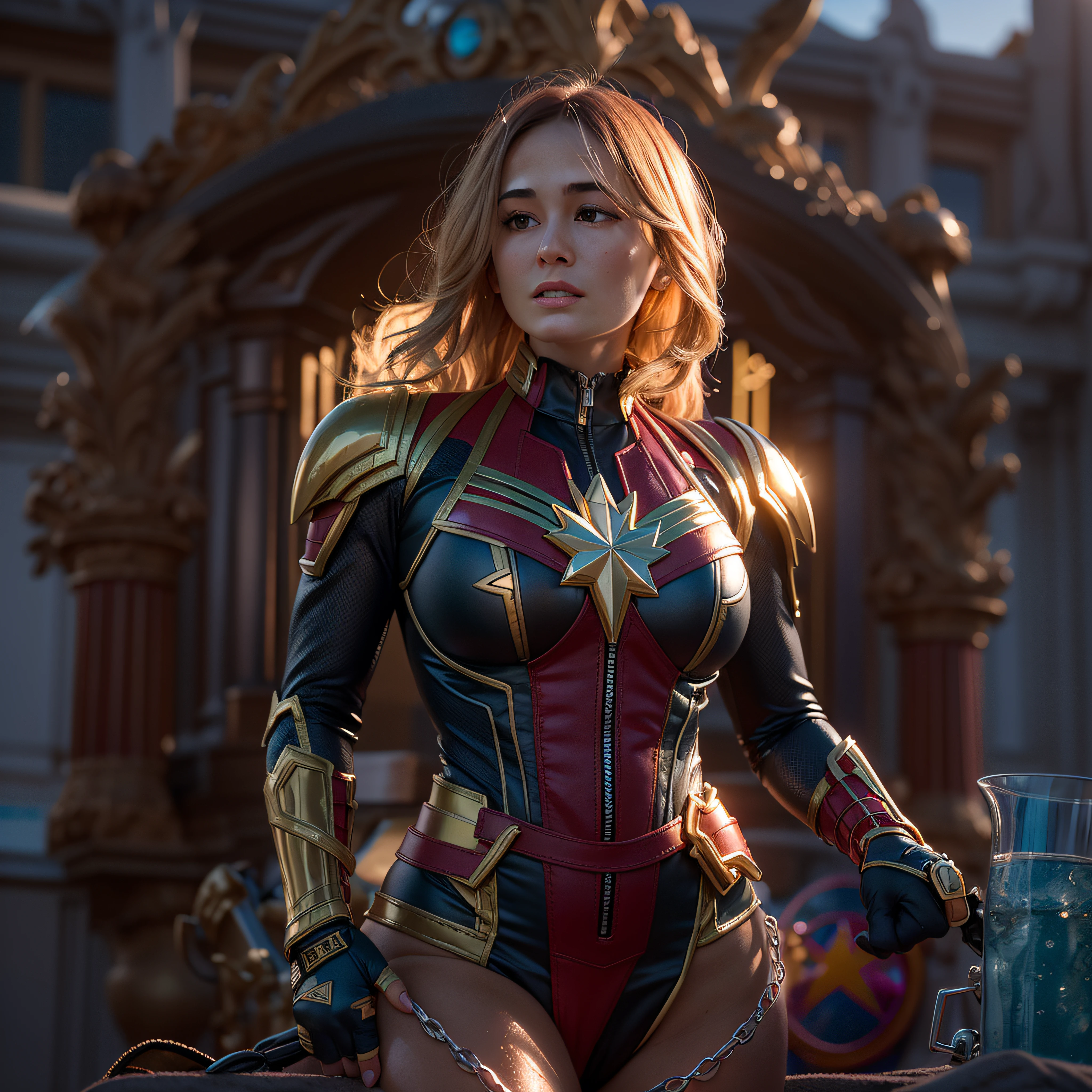 Masterpiece epic sunLight "Captain Marvel" Beholder Heroe ultra realist saturate meticulously intricate ultra pro-photorealistic optimal ultre high_quality accurate ultra high_detail ultra highres color-coded shading max perfection reflex graduated reflection extreme improved Octane_rendered opengl-shaders glsl-shader UHD XT3 64K32K 16K 8KDSLR HDR unrealengine5 romm rgb pbr Analogic ultra_Sharpness focus fxaa cgi vfx sfx fkaa txaa rtx ssao post-processing post-production cell-shading tone-mapping volumetric lightning contrast Shadow 3dcg darkness night blackess outdoor Moon global luminescence Fire-follet Goddess dazzling mounted bike complet motocycle hearth "Riders" ride Ark "Heavy Metal" Diplomatic Queen sundrop glamour female Cosplay "Brie Larson" Baroque "Carol Danvers" hairstyle ecstatic agate symmetrical athletic fullbody skin tanmed epic face clean cheekbones effects rougeoiment embarrassed lazuli beaux yeux dark brown pupils black irises turquoise sapphires open mouth teeth obvious smile (tougue fall droplet water drop of water) cape levitating jacket floating Bridaldress Dickey Collar Charm Elastic Lace Turtleneck Sleeve Blouse Pullover Lining clavicles shoulders:Open papillotes white leathers breasts pointed satin safran orange yellow skirt soies assorties lace corsait gothic zip tin livid red thick amples spinelles nombril revealing chastity_belt silver adorned padlock Gold lock pubis scarlet pubis-hairy obvious indigo garter snap thighs legs boots gothic decorated ruby invoke CGSCOSITY onyx Android (EOS R6 135mm 1/1250s f/2.8 ISO400) opals moto inox Mechanized carbonite rune armor chrome gold heavyflat band fathom brass richly decorated glyphs ornate heart lava weapon navy plasma Tourmaline silver earth engravings lava incandescent flash-fire-shoot-laser depthfield street population Urban car background floraison Monarch equirectangular 360 deep path kindergarden chef-d' monster butterfly Bruce_Weber girls naked tattoo sex nsfw multi various etc.