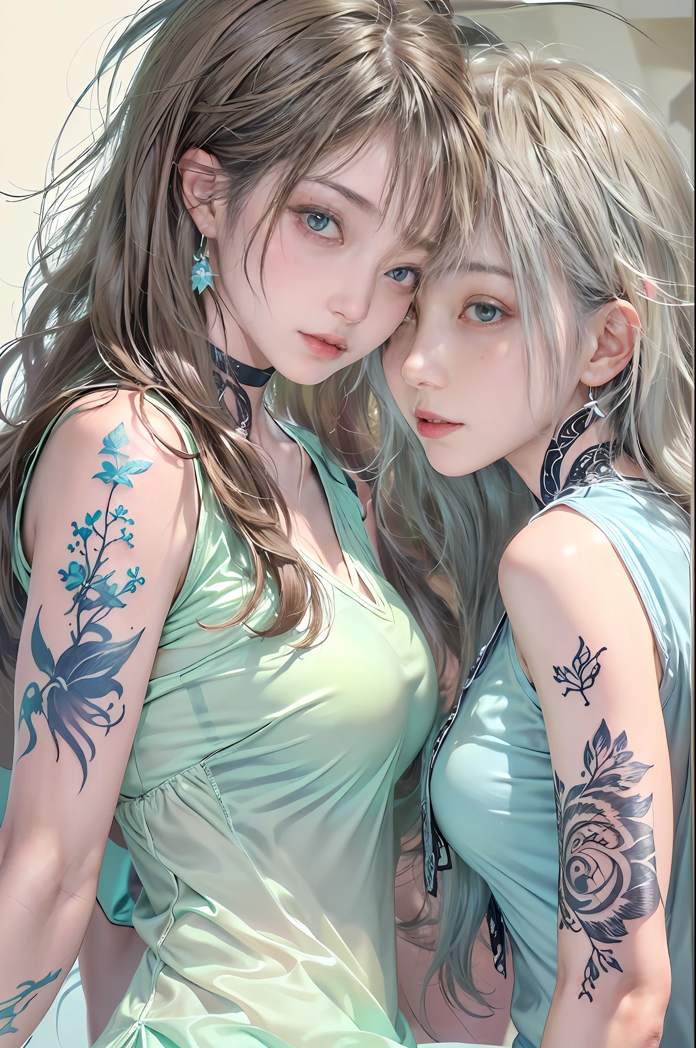 (Best Quality), ((Masterpiece), (Details: 1.4), 3D, Beautiful Cyberpunk Woman, HDR (High Dynamic Range), Ray Tracing, NVIDIA RTX, Super Resolution, Unreal 5, Subsurface Scattering, PBR Texture, Post Processing, Anisotropic Filtering, Depth of Field, Maximum Acutance and Acutance, Multilayer Textures, Albedo and Highlight Maps, Surface Shading, Accurate Simulation of Light-Material Interaction, Perfect Proportions, Octane Rendering, Dichroic Light, Large Aperture, Low ISO, White Balance, Rule of Threes, 8K RAW, Pink Puffiness, NSFW, (Kpop Idol), (2 Girls Licking Each Other's Breasts), (Crowd Watching), Hand Touching Breasts, Kneeling, Posture, Exposed, Seductive, Sexy, Poor, Movie, Tears, Teardrops, (Torn Clothes: 1.9), (Clear Wet Clothes: 1.8), (Perspective Section: 1.8), Charming Leg Temptation, Drooling, Bare Shoulders, Real Rain, Wet Hair,.. Wet transparent pajamas, wet torn panties, breasts coming out, sweaty skin, blushing, (cum in face:1.4), (cum in tits:1.8), (in crowded places), (he's wet)