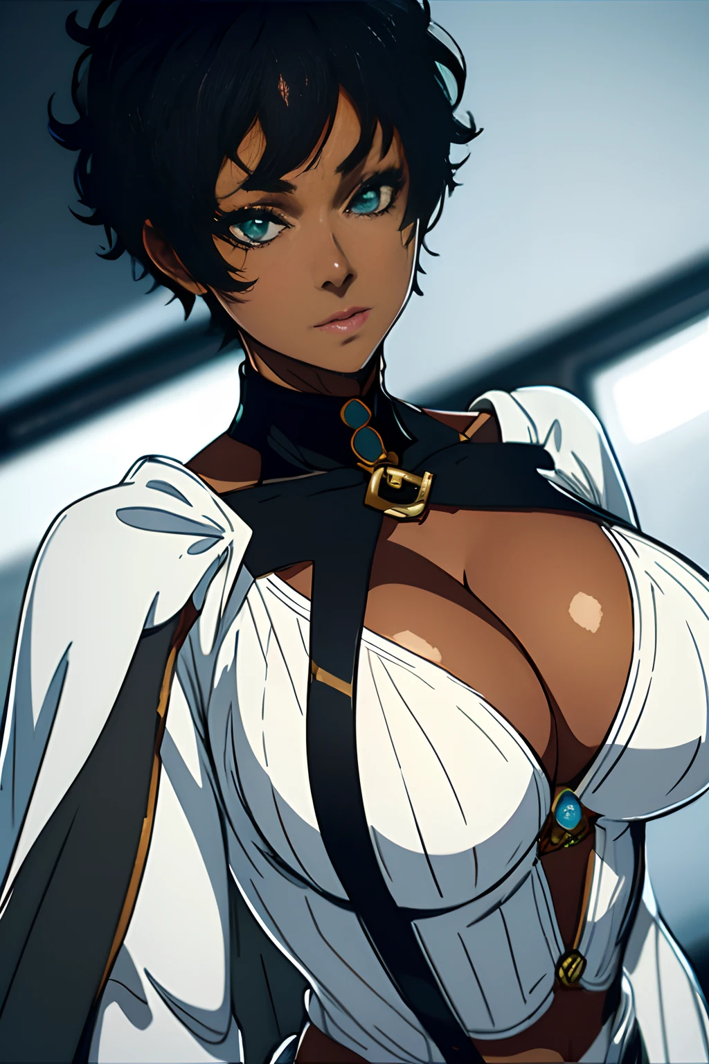 [1 male, 2girls,  double paizuri, , sex, double  boobjob,  titjob , boobjob, paizuri,  tit , Sex ,titjob,  boobjob, paizuri, Creampie, sex], best quality, [[(medium breasts, slim girl, CharlotteRoseleiV1, , blonde hair, braid, blue eyes, flower, cape, long hair, side braid, blue flower, gloves, thorns, dress, blush,)],       [brown skin girl, black hair,  ( tall, young woman, green eyes, brown skin,( short, ruffled black hair), white tube top , cleavage and midriff,  white arm warmers, white shorts]]