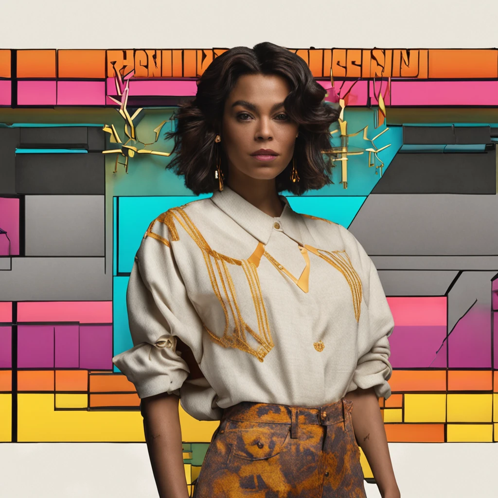 **epheprototyping 💥tcmparty milla kansascity slim thick madonna stare 1986 channeling saints geometric wulfenite photoshop firefly --ar 9:16 --c 10 --style expressive