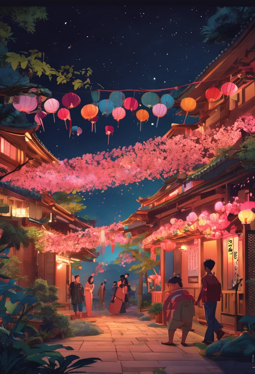 Tanabata scene