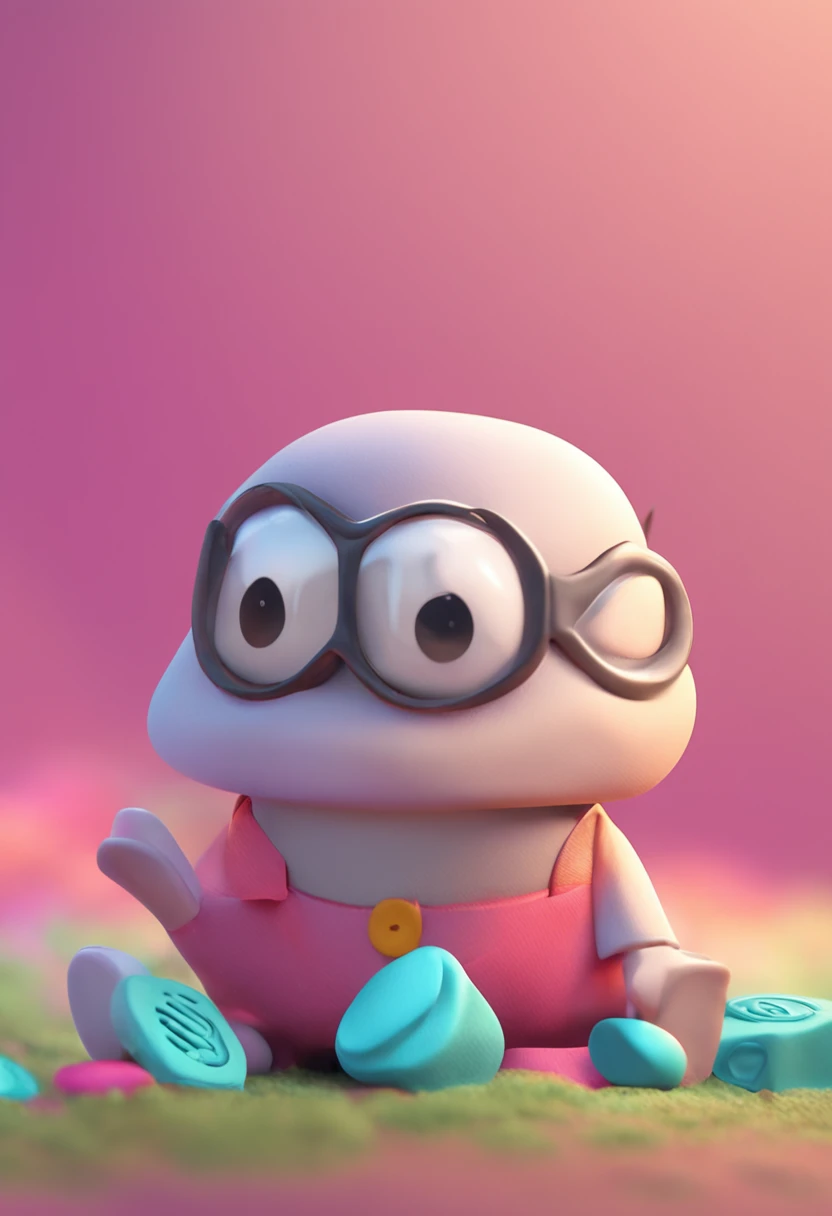 eraser,charicature,Pixar Wind,single body,simple background,cute little