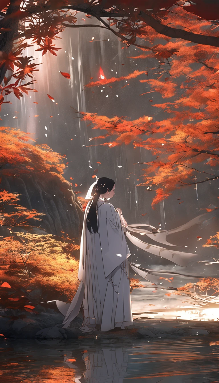 Silver candle autumn light cold painting screen,Light Luo small fan fluttering firefly。
The sky is as cool as water at night,Lie down and watch Morning Glory Vega。