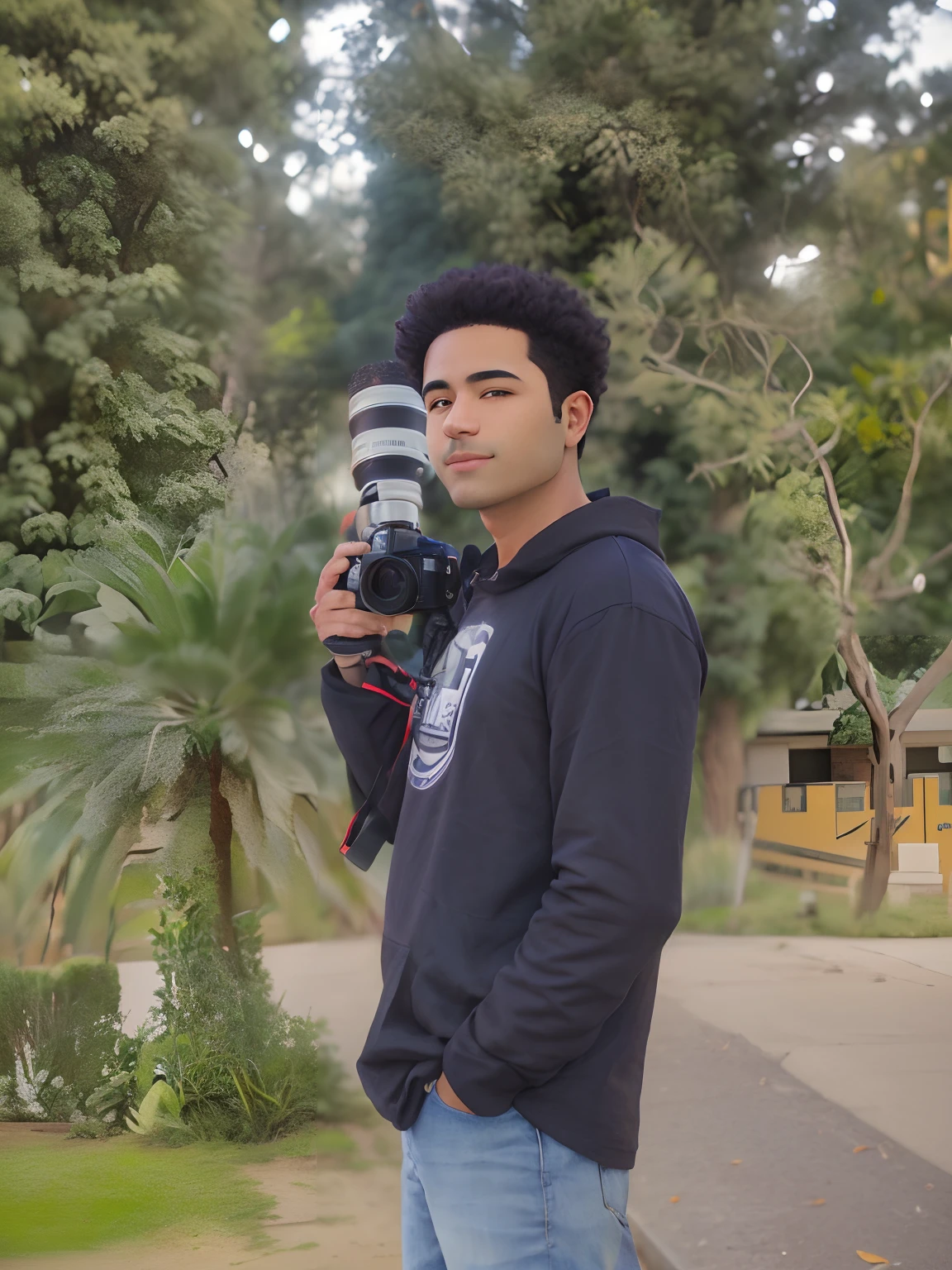arafed man holding a camera and a camera lens in his hand, full body in camera, photo taken with canon 5d, photograpgy, professional photography, professional photographer, dslr photography, photography portrait, dslr photograpy, casual photography, outdoor fine photography, taken with canon 5d mk4, shot on canon eos r 5, shot on canon eos r5