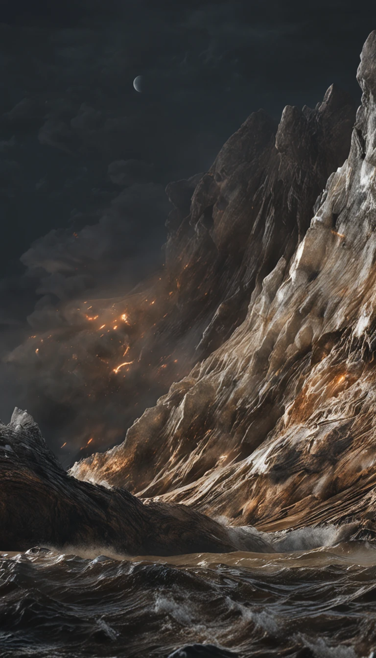 Detalhe extremo, 8k, Ultra Qualidade, master part, illustration, fotorrealista, hyper realistic, intricate sharp details, dramatic lighting, oil painting, Olhos detalhados, Rosto detalhado, Endless memories flood the light of the once dark, Exceptions made for every viable statement they make, no entanto, Some of them crumble into dust as if they were nothing but particles in the wind