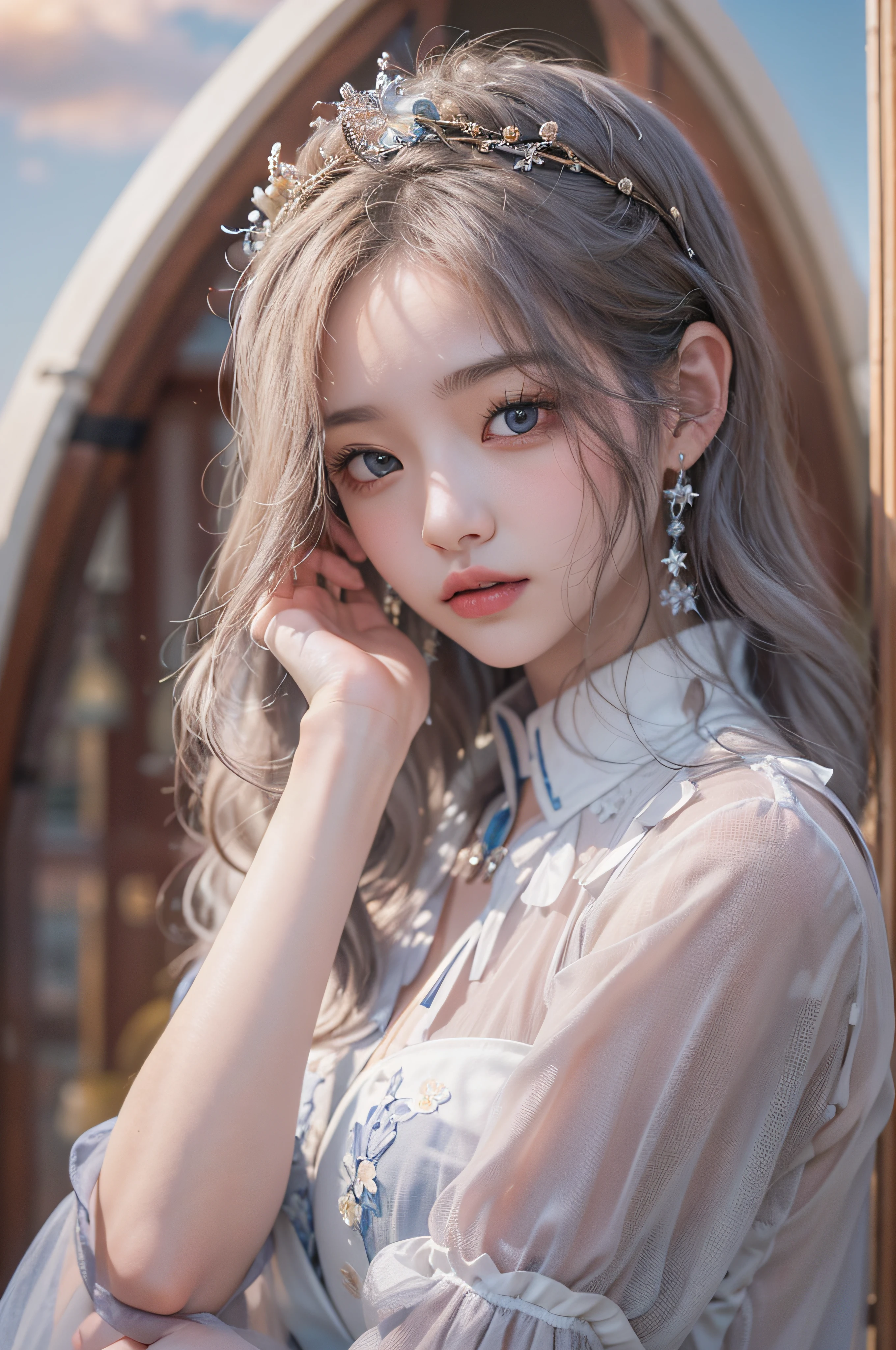 (Best Quality Detail)、realisitic、8K UHD、hight resolution、(1girl in:1.2)、The ultra-detailliert、High quality textures、intricate detailes、detaileds、Very detailed CG、High quality shadows、Detail Beautiful delicate face、Detail Beautiful delicate eyes、depth of fields、Ray traching、in her 20s、Pretty Kpop Girl、(Korean Urzan Face)、Slender face、(ulzzang -6500-v1.1:0.6)、pureerosface_v1、gloweyes、perfectbody、 look at viewr、(Best Quality Detail:1.2)、realisitic、8K UHD、hight resolution、(1girl in:1.2)、The ultra-detailliert、High quality textures、intricate detailes、detaileds、Very detailed CG、High quality shadows、Detail Beautiful delicate face、Detail Beautiful delicate eyes、depth of fields、Ray traching、in her 20s、Pretty Kpop Girl、(Korean Urzan Face)、Slender face、(ulzzang -6500-v1.1:0.6)、teak、Glossy lips、、high-level image quality, The highest image quality, top-quality, Photorealsitic, ultra-detailliert, photos realistic, 4K 8K UHD Full Color RAW Photos, Fuji Film(Medium format), Hasselblad, Carl zeiss, Incredible dynamic range photography(UTIL_Art by Smoose-768:1.1),hight resolution, High pixel count, clear details, crisp image, Natural color reproduction, Noise Reduction, High fidelity, qulity, Software Improvements, Upscaling, Optimized algorithms, Pro-level retouching,
Features of the costume:
Points and design ideas:
Color selection:To reflect the beauty of the sky、Make use of pale tones and gradients。Pastel or blue-gray colors inspired by the color of the sky are suitable.。
Graphic Design:Clouds and stars、a moon、Use graphics such as the sun、The design that expresses the elements of the sky is attractive。By incorporating these elements into prints and embroidery,,,,、Creating the Mystique of the Sky。
Textiles and materials:By choosing light materials、Makes it easier to express the sky scenery。chiffon、organdy、Transparent materials such as silk are recommended.。
silhuette:Soft silhouette and floating design、Matches empty images。By incorporating frills and drapes、It can produce a softness like a cloud.....。
accessorized:By incorporating astronomical accessories and space-themed jewelry、You can emphasize the mystique of the sky more。A star-shaped or moon-shaped accent would be nice。
Color features:
Insky Fashion Coordination、It is important to reproduce the beautiful color tone of the sky。Below are typical color characteristics。
paleblue:A color that expresses the bluish tint of the sky on a sunny day。Transparent、Create lightness。
pastel pink:Colors inspired by the sunrise and sunset sky。Warm and gentle impression。
clear white:Colors that reproduce the pure whiteness of the sky and clouds。Expresses cleanliness and brightness。
What you need to know when creating:
How to strike a balance:To express the beauty of the sky、Think about the balance between color and design。Avoid over-design and decoration、Cherish the tranquility of the sky。
Unify themes:It is important to unify the theme of fashion coordination in the sky。Clouds and stars、Moon, etc.、Choose a theme、Let's unify the entire coordination element。
Leveraging accents:By incorporating empty elements as accents、You can add pop charm to your clothes。NP、Take advantage of star-shaped accessories, embroidery, and more。
Expression of individuality:Sky Fashion Costumes、It's also a great way to express your personality。Incorporate your favorite sky elements and colors、Create your own style。
