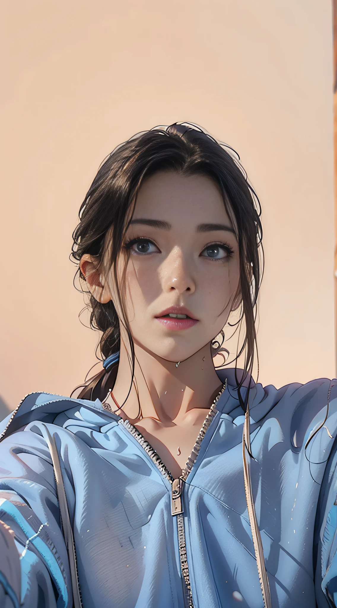 1female,,bit girl,smallunderboob ,nice hand,Pornographic exposure, 独奏,(Background with:ln the forest,the rainforest,in summer,Water on the ground,exteriors) ,Stride,Sweat profusely,drenched all over the body,seen from the front,blond straight hair , mostly cloudy sky,(((tmasterpiece),(Very detailed CG unity 8K wallpaper),best qualtiy,cinmatic lighting,detailed back ground,beatiful detailed eyes,Bright pupils,(Very fine and beautiful),(Beautiful and detailed eye description),ultra - detailed,tmasterpiece,)),face to the viewer,frontage,A high resolution,ultra - detailed)nakeness,Wipe off panties,revealing breasts,Bare genitalia, Bulge,Camel toes,Raised sexy,Lewd expression,Flushed complexion,Open-mouthed,frontage,wonder women(Wearing:red capelet,Pantyhose)ssmile