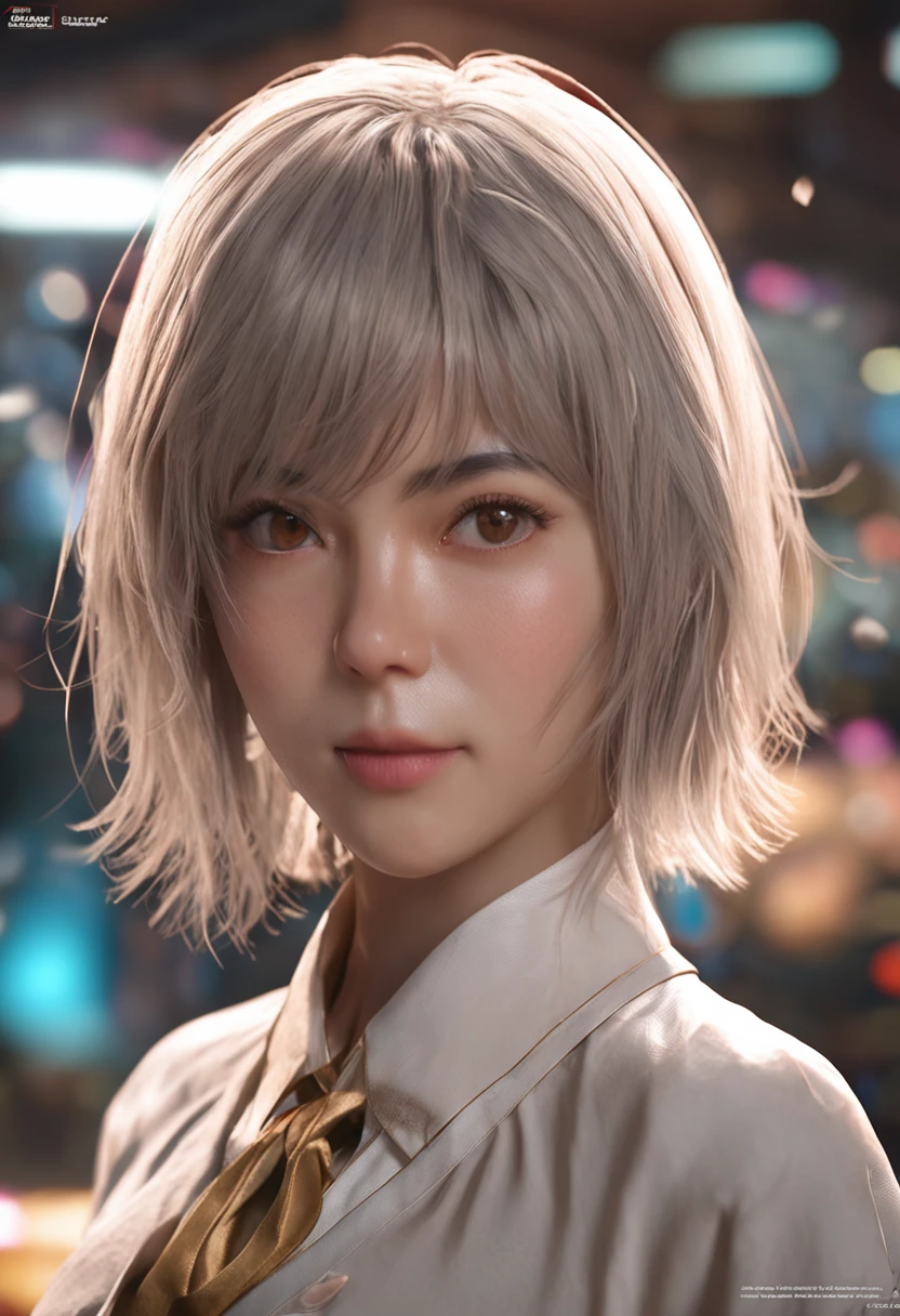 (Photorealsitic:1.4),(Top image quality:2.0),(超A high resolution:1.0),16K, (masterpiece:1.5),High Detail,(pureerosface_v1:1.5),Female: 1 person,Women in Japan,Ultra detailed skin,Ultra-fine,brown-eyed,drooing eyes,big eye,middlebreast,(Exposing breasts:1.3),(Medium hair with bangs:1.2),The skin is wet and shiny,see the beholder,Pink shiny lipstick,Business suits,(White slack pants),s Office,OL,26 year old,Dynamic lighting,Dynamic poses