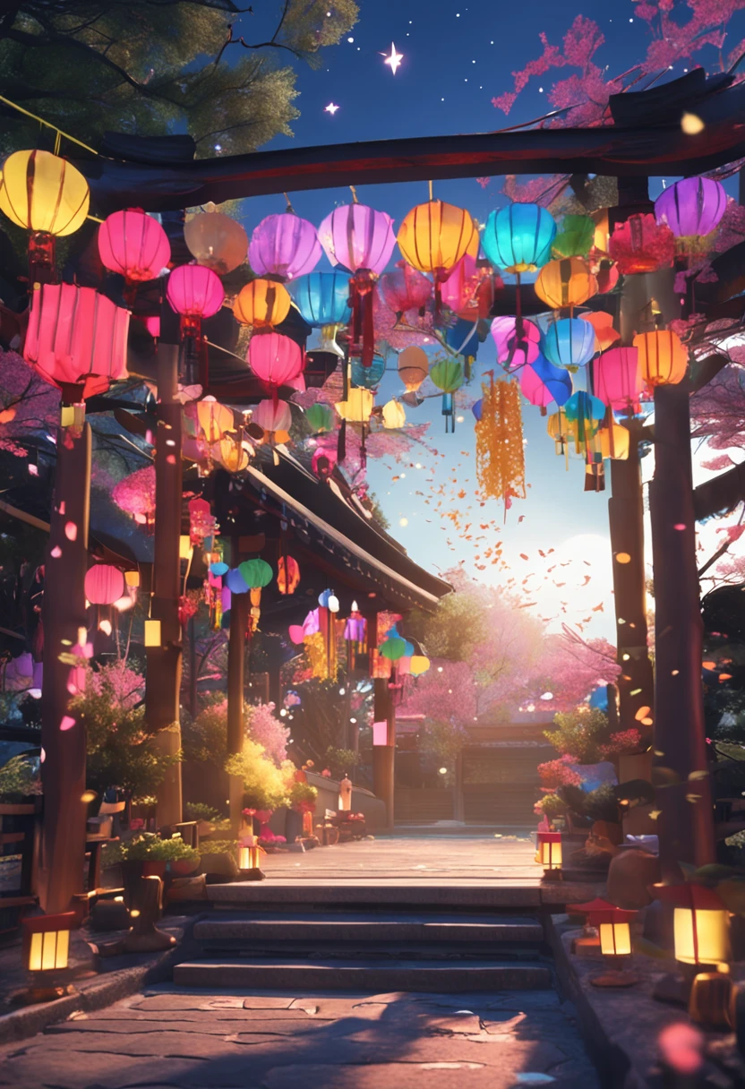 Tanabata scene