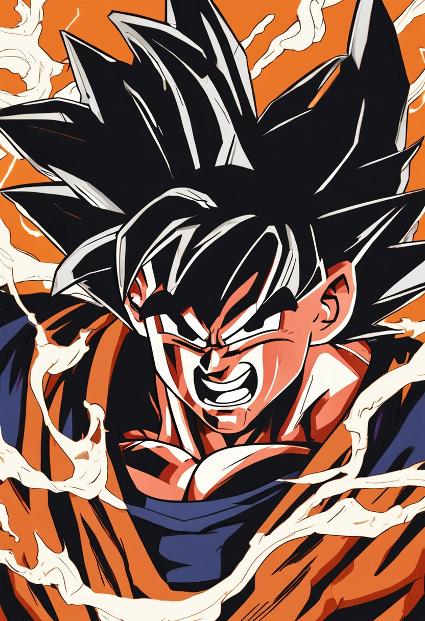 Dragon Ball Goku,Great ape,head portrait,Close-up,of a real,Facial features are carefully depicted,Realistic skin texture,Dark style,depth of fields,high light,Real light,Ray traching,oc rendered,Hyper-realistic,best qualtiy,8K,Works of masters,super-fine,Detailed pubic hair,Correct anatomy,sharp focus on eyes,Bokeh,Facial features are carefully depicted