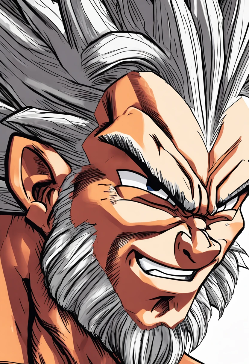 Dragon Ball Goku,Great ape,head portrait,Close-up,of a real,Facial features are carefully depicted,Realistic skin texture,Dark style,depth of fields,high light,Real light,Ray traching,oc rendered,Hyper-realistic,best qualtiy,8K,Works of masters,super-fine,Detailed pubic hair,Correct anatomy,sharp focus on eyes,Bokeh,Facial features are carefully depicted