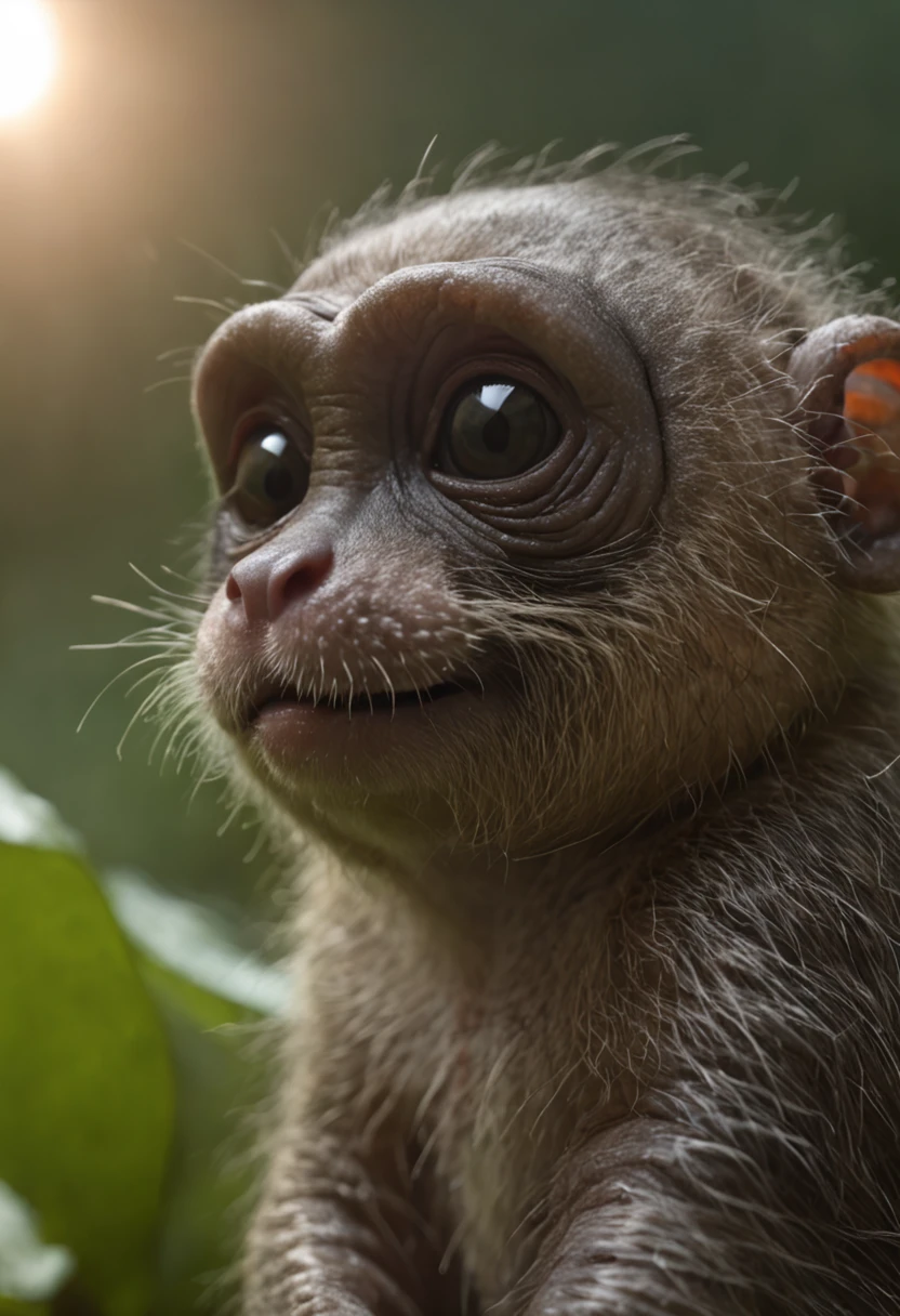 Real Photographics,jungles,Cute mole,Glowing plants,dream magical,starlights,Close-up,of a real,Macro lens,depth of fields,high light,Real light,Ray traching,oc rendered,Hyper-realistic,best qualtiy,8K,Works of masters,super-fine,Detailed pubic hair,Correct anatomy,sharp focus on eyes,Bokeh,Facial features are carefully depicted