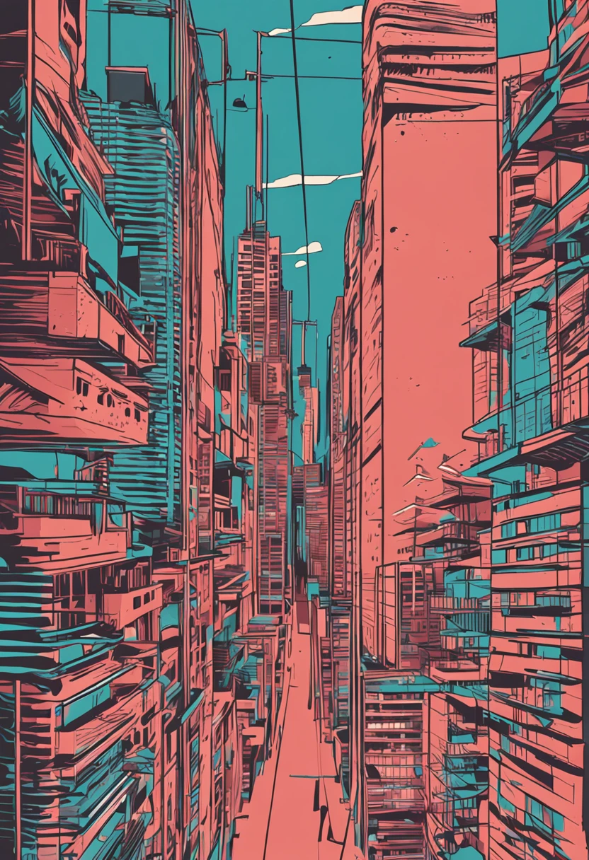 High-rise buildings，Modern age city，